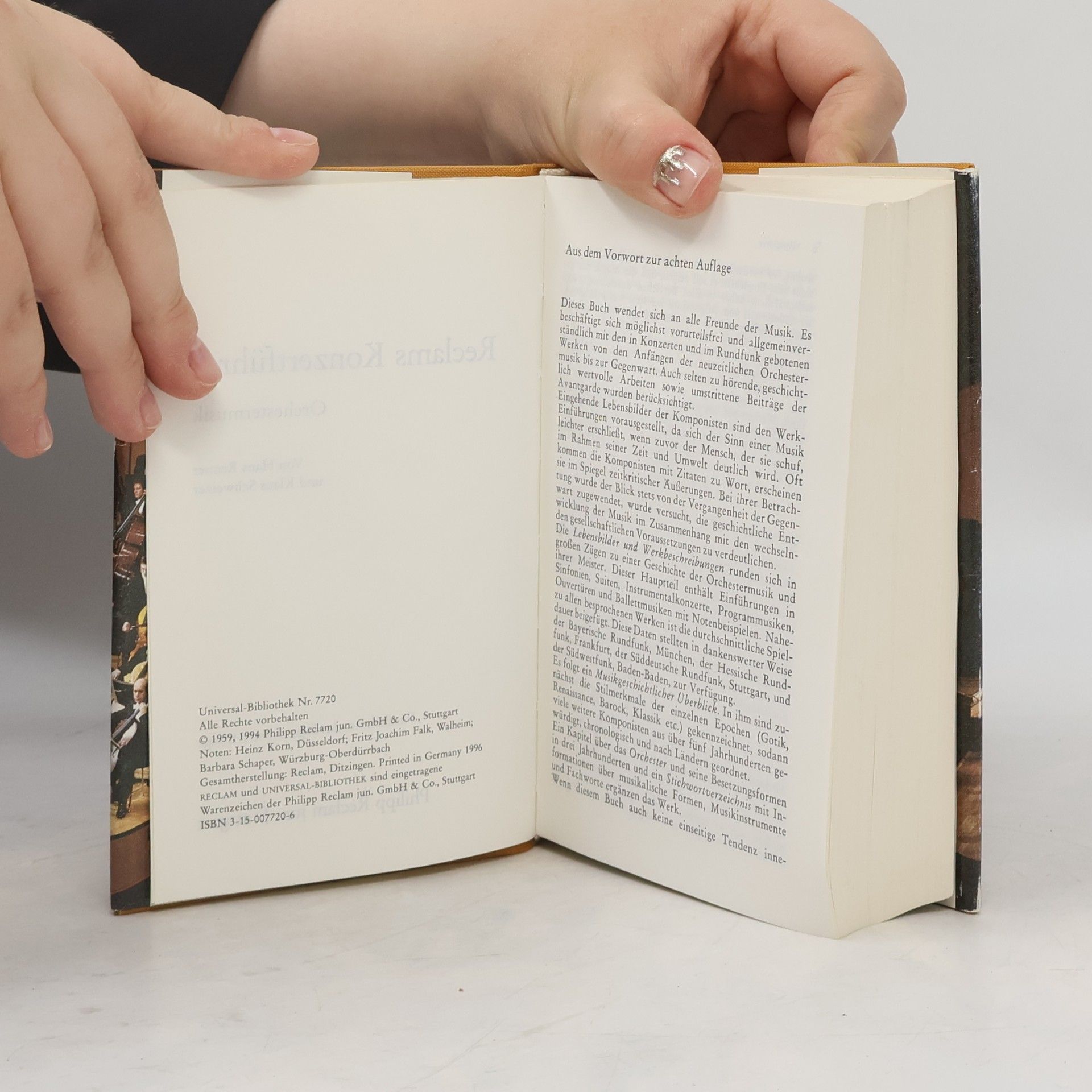 Autores varios Reclams Konzertführer
