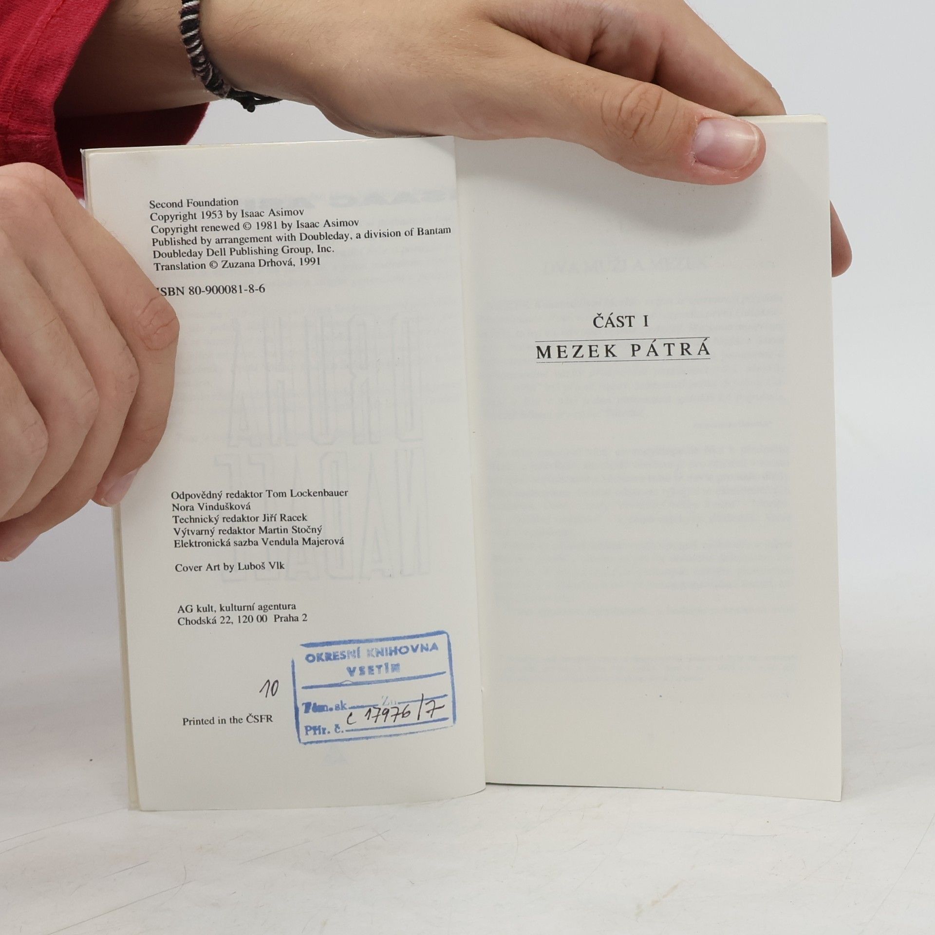 Isaac Asimov Druhá Nadace