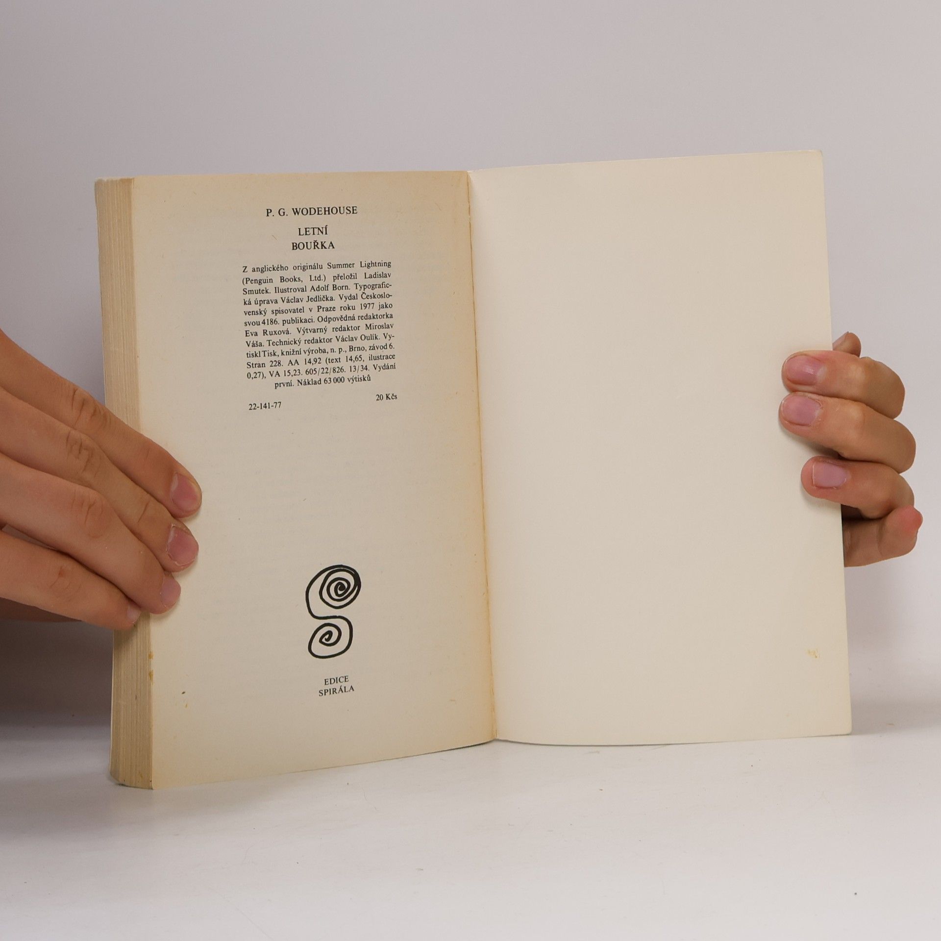Pelham Wodehouse Letní bouřka