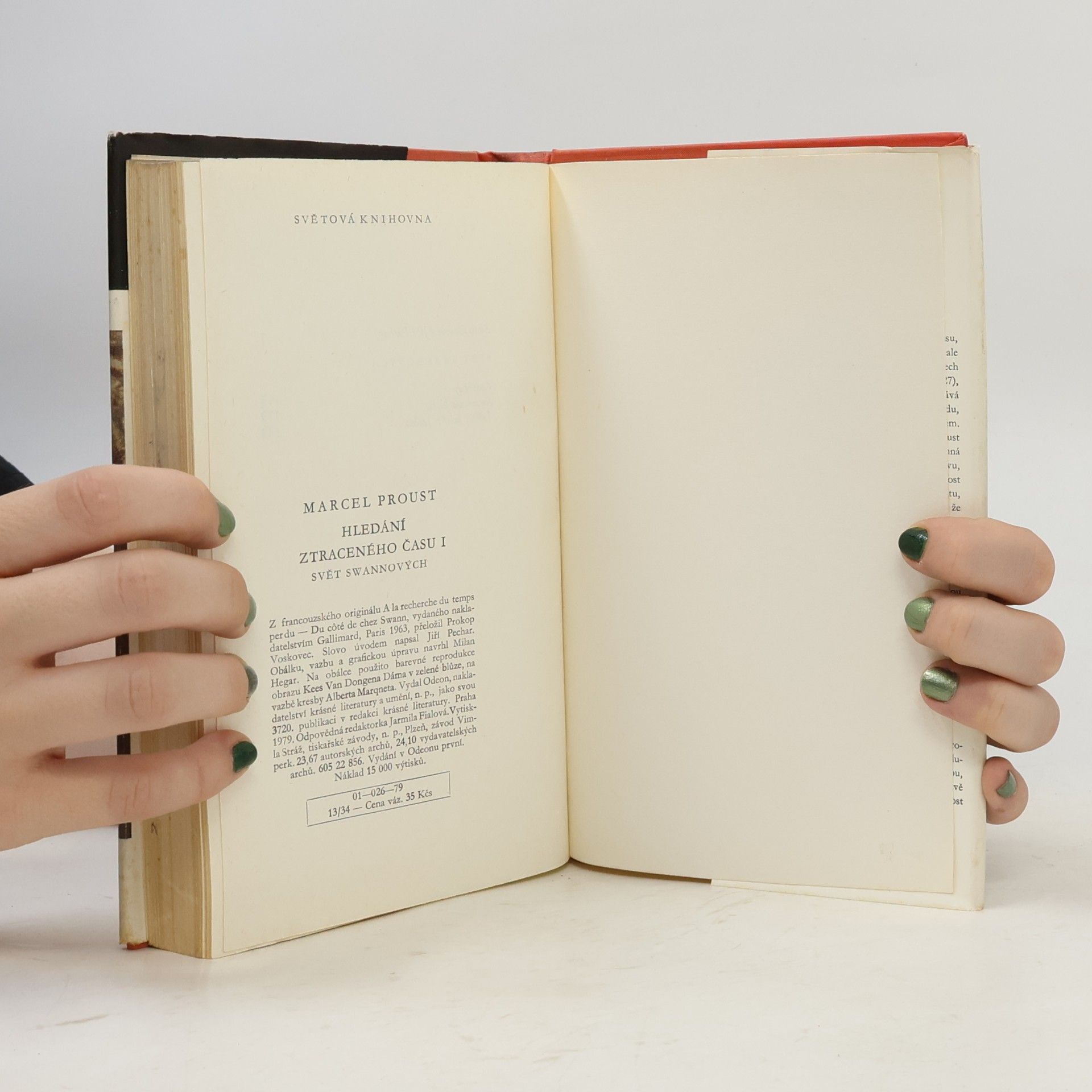 Marcel Proust Hledání ztraceného času I. Svět Swannových