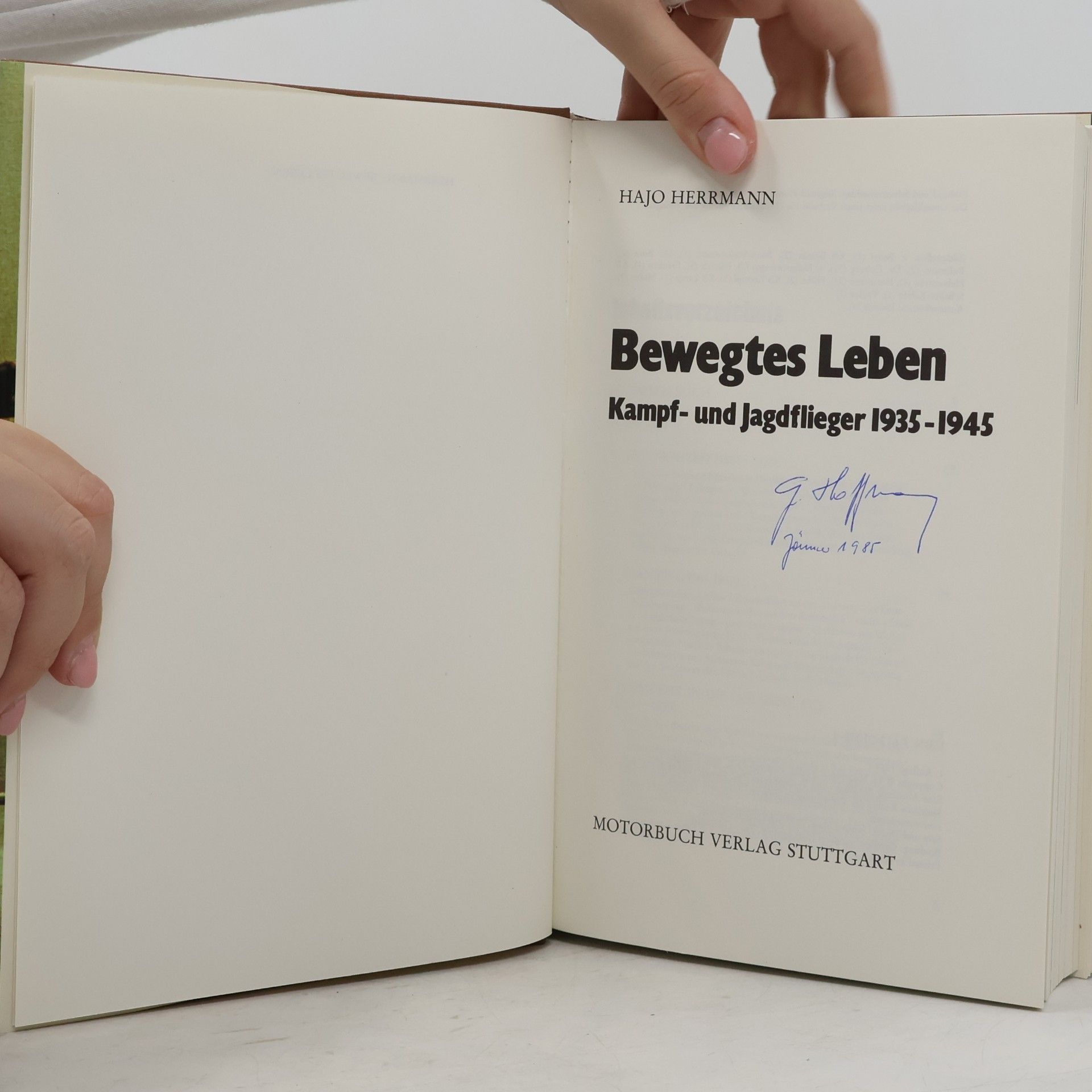 Hajo Herrmann Bewegtes Leben