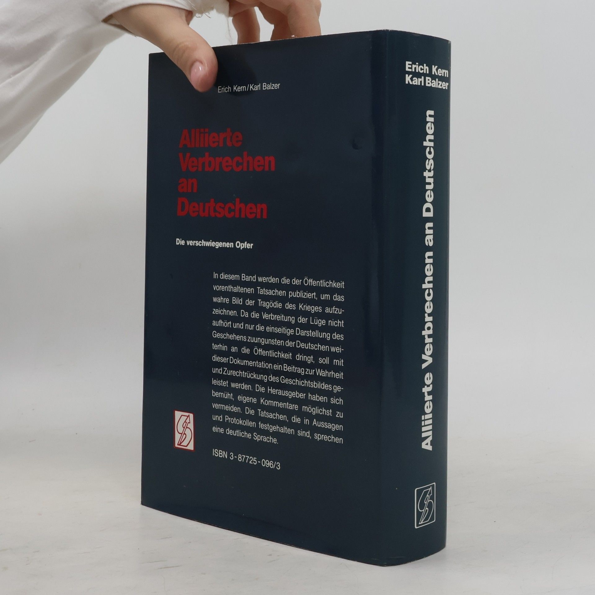 Erich Kern Alliierte Verbrechen an Deutschen