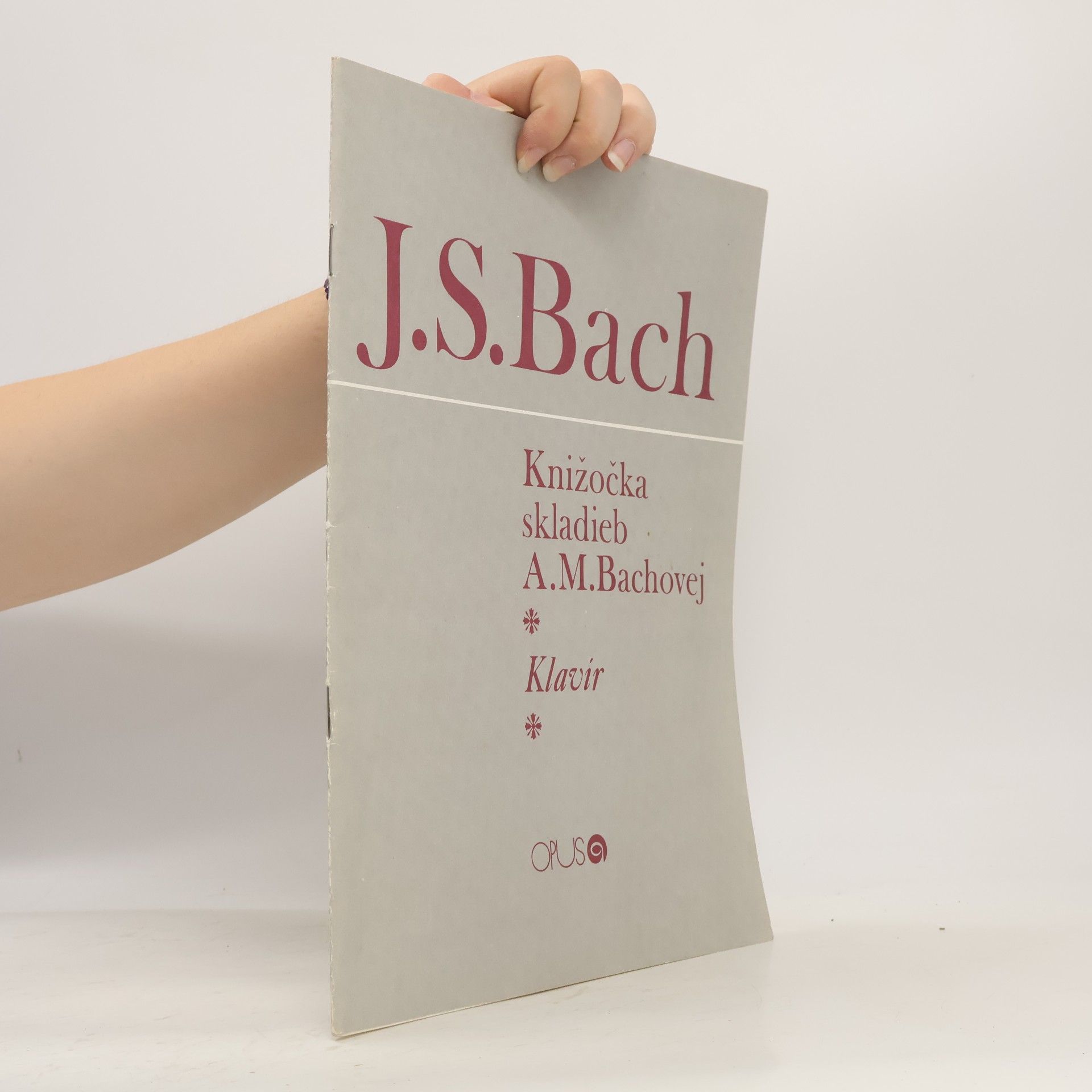 A.M. Bach Knižočka skladieb Anny Magdalény Bachovej
