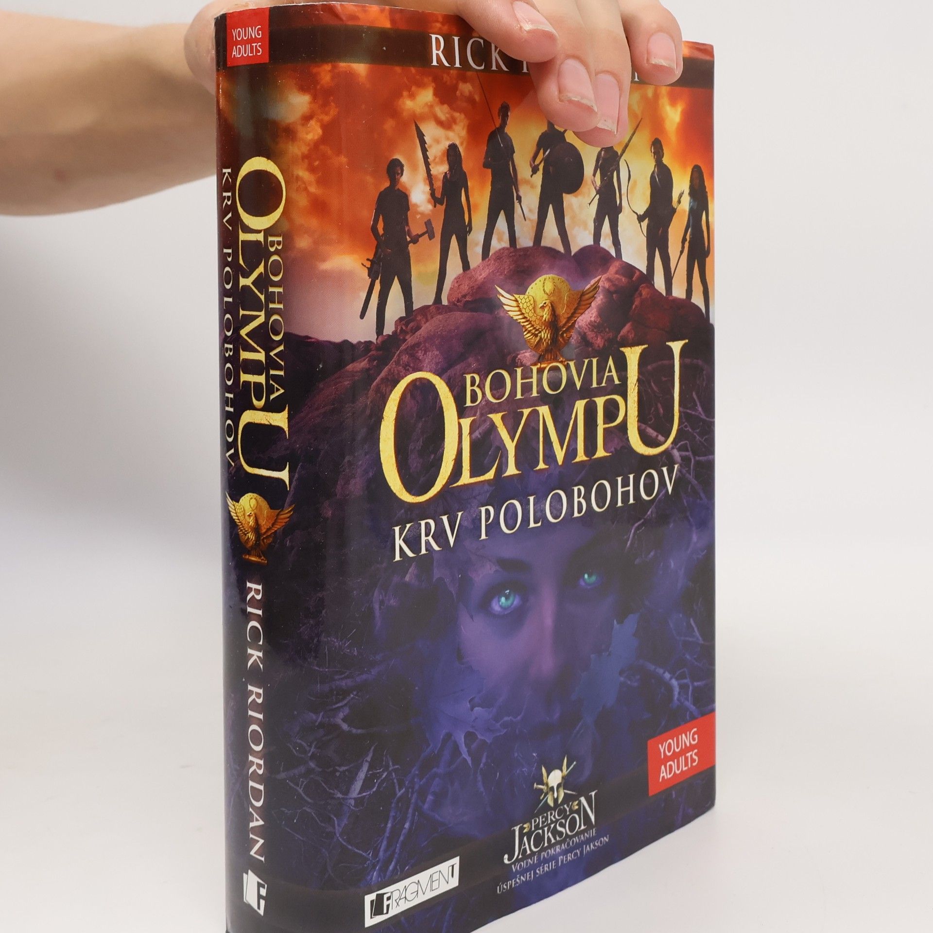 Rick Riordan Krv polobohov. Bohovia Olympu 5