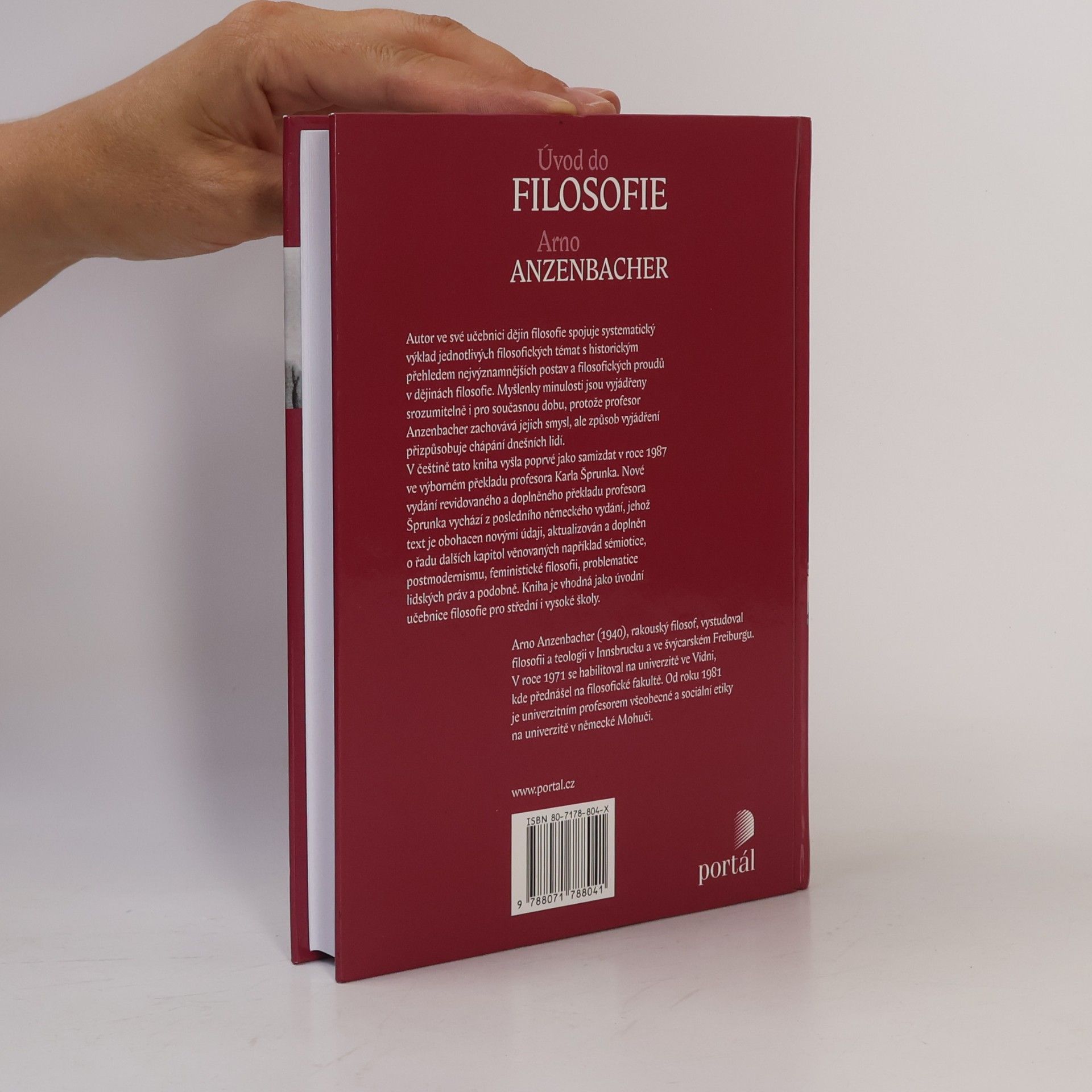 Arno Anzenbacher Úvod do filosofie