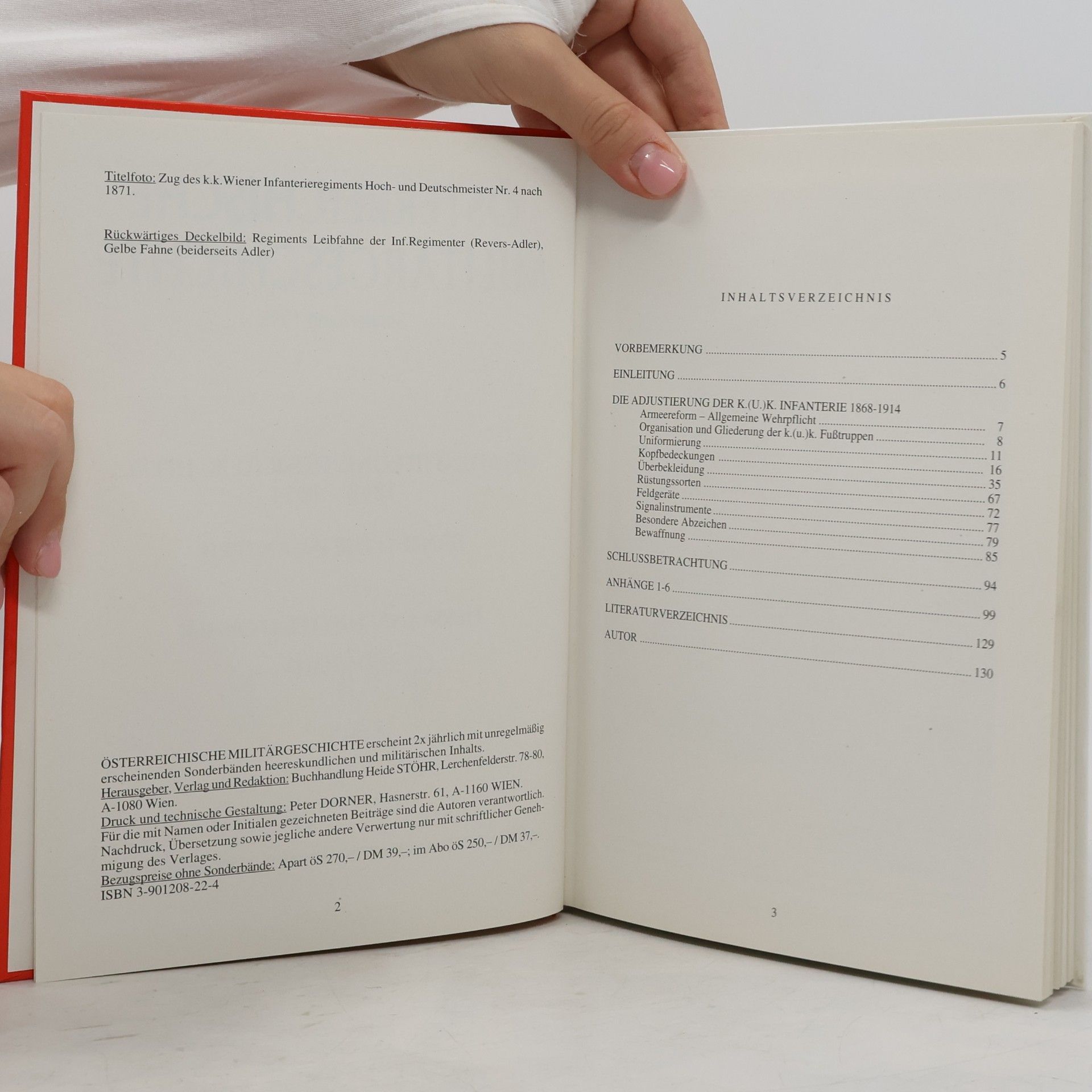 Hermann Hinterstoisser Österreichische Militärgeschichte. Sonderband 1998