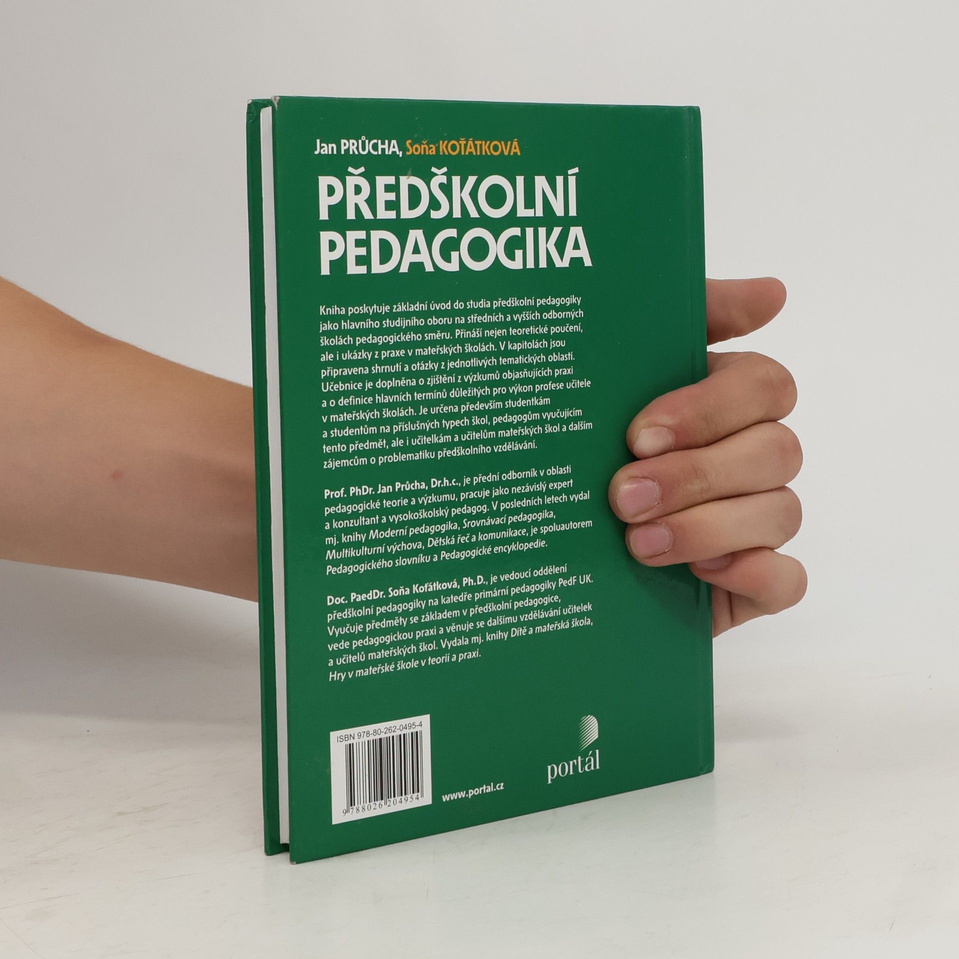 Jan Průcha Předškolní pedagogika : učebnice pro střední a vyšší odborné školy