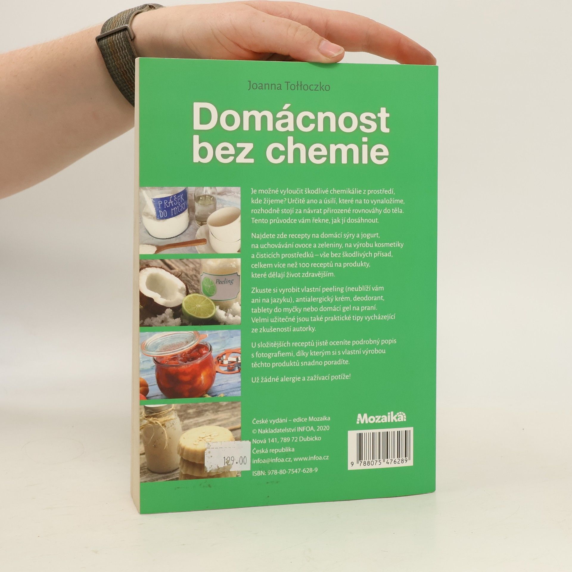 Joanna TołłoczkoSyndoman Domácnost bez chemie : šetrné čištění, uchovávání potravin, péče tělo