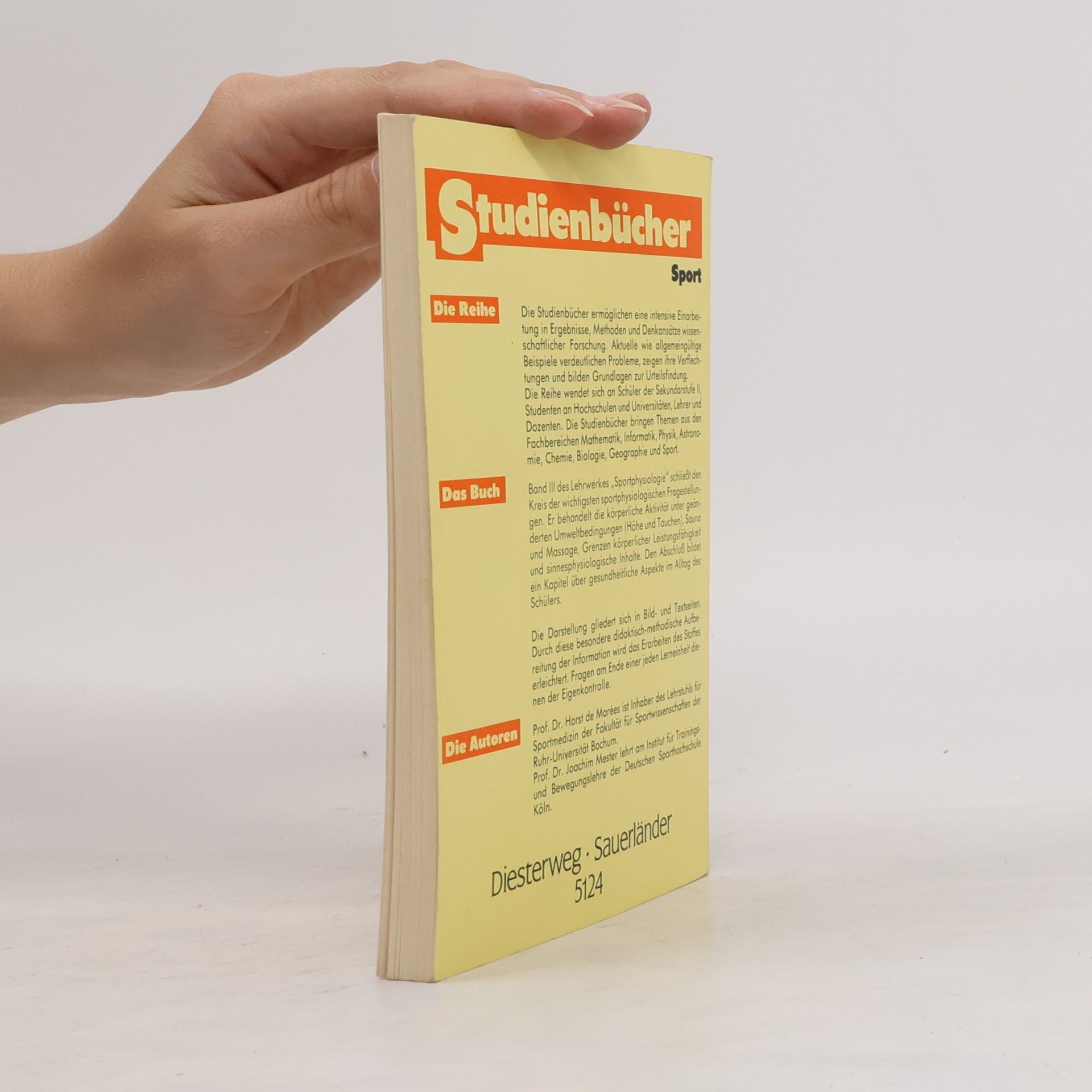 Joachim Mester Studienbücher - 3: Sportphysiologie