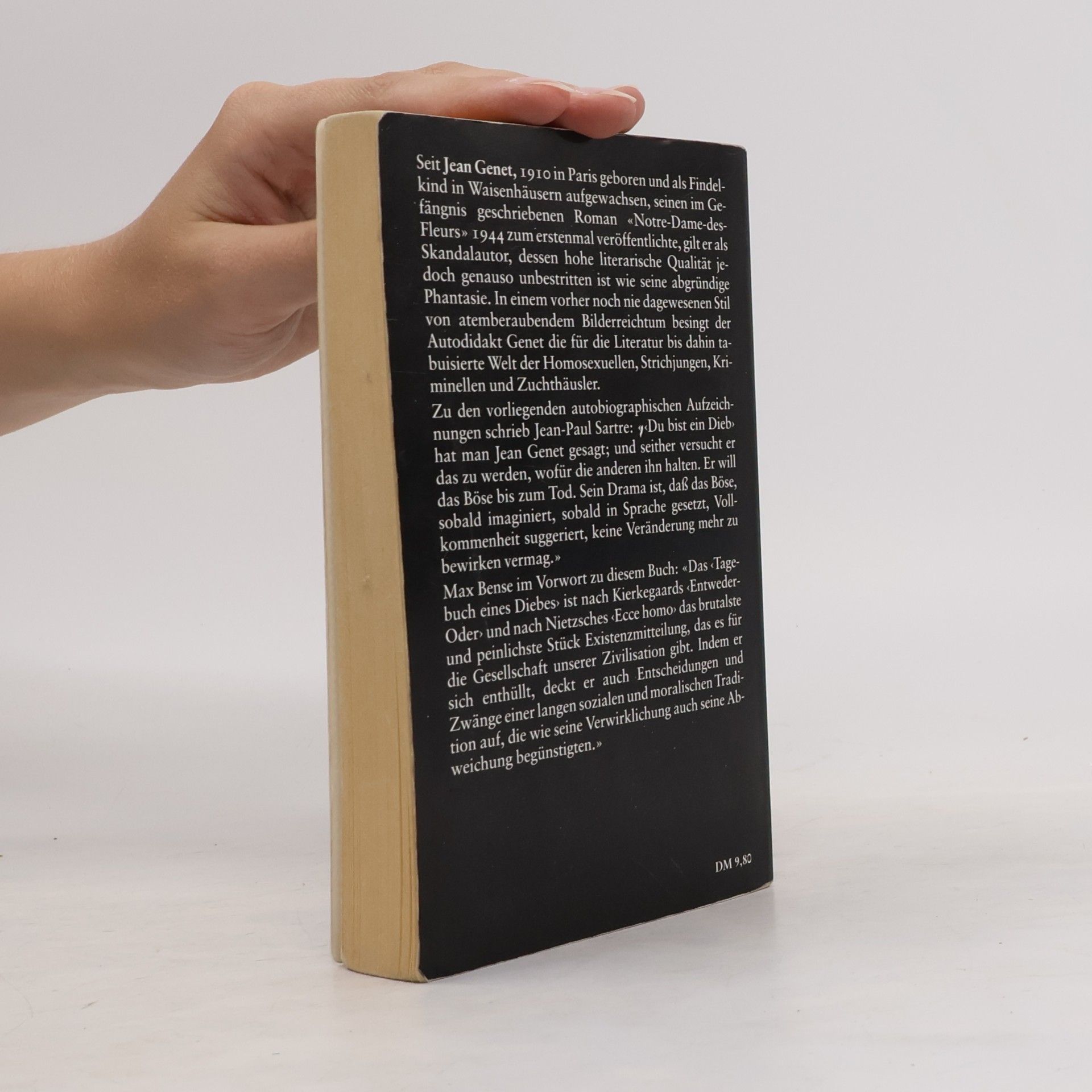 Jean Genet Tagebuch eines Diebes