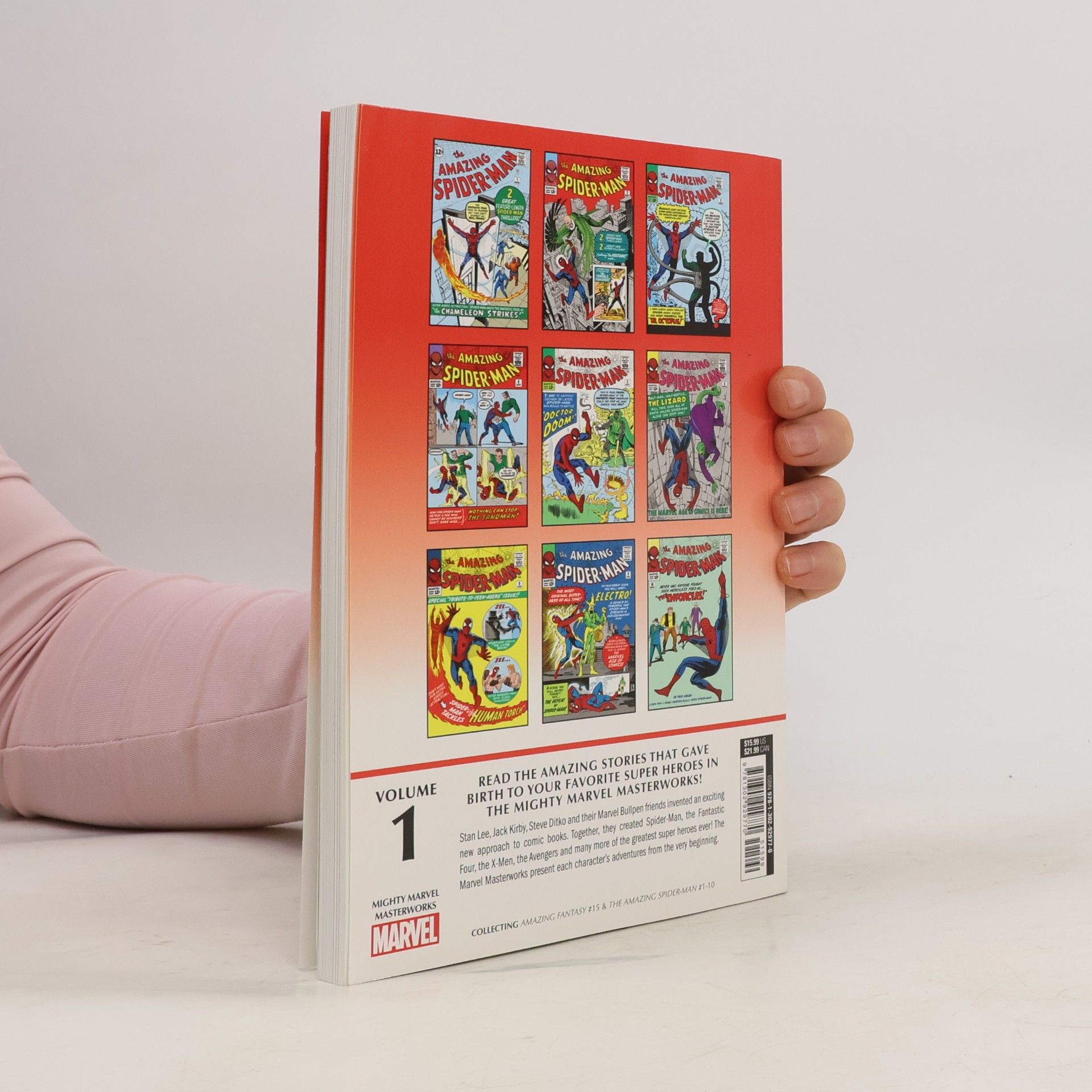 Stan Lee Mighty Marvel Masterworks - 1: The Amazing Spider-Man