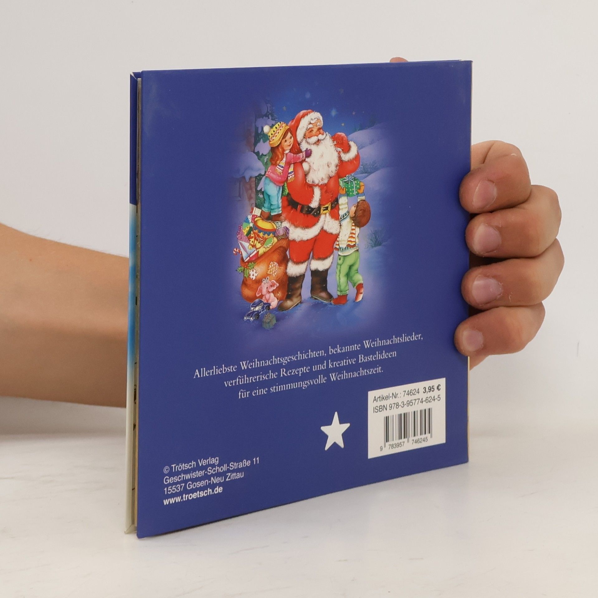 Mein kleines Weihnachtsbuch mit goldenem Farbschnitt