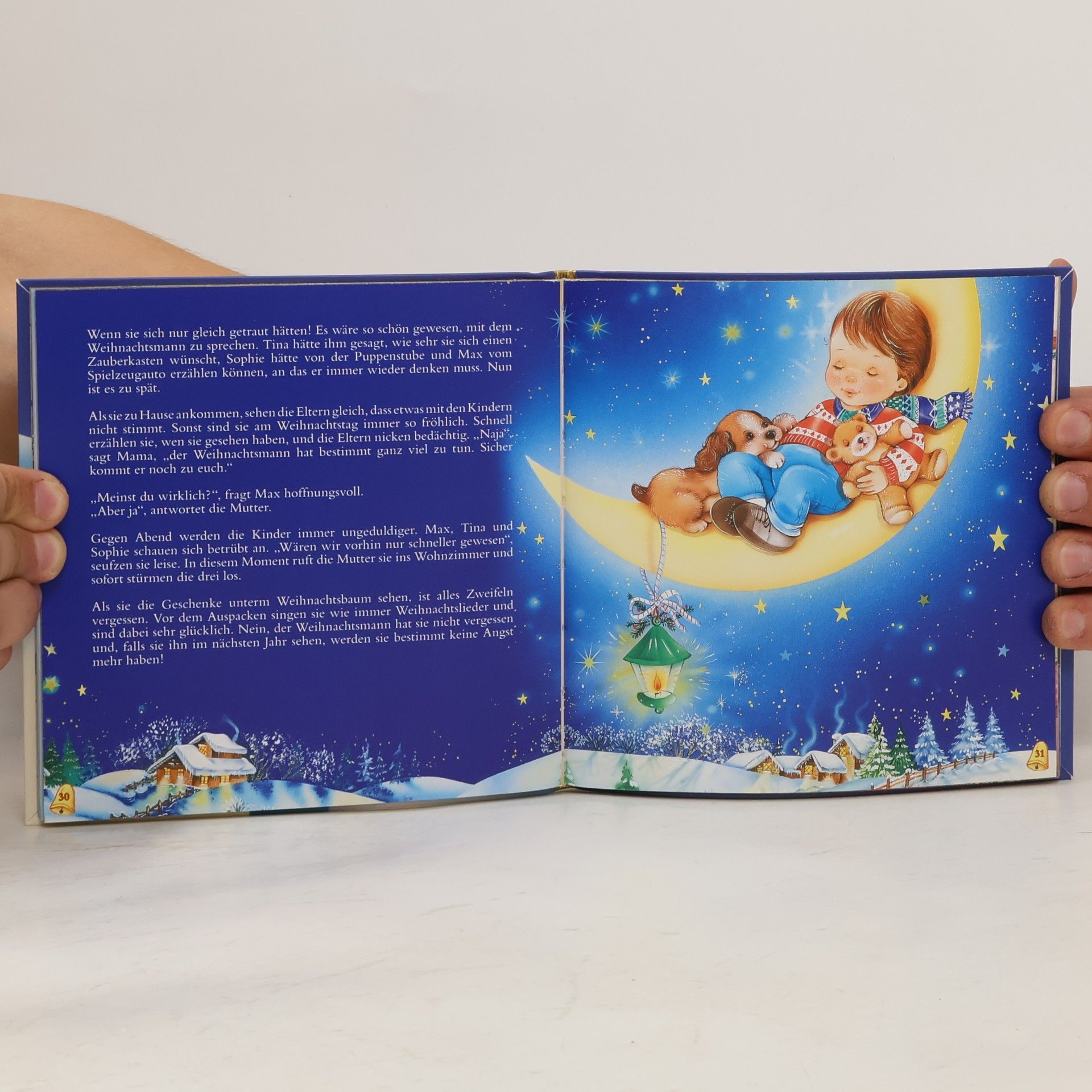 Mein kleines Weihnachtsbuch mit goldenem Farbschnitt