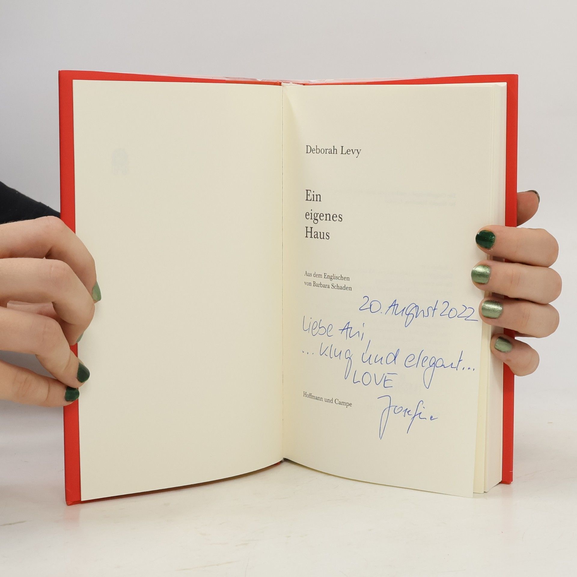 Deborah Levy Ein eigenes Haus