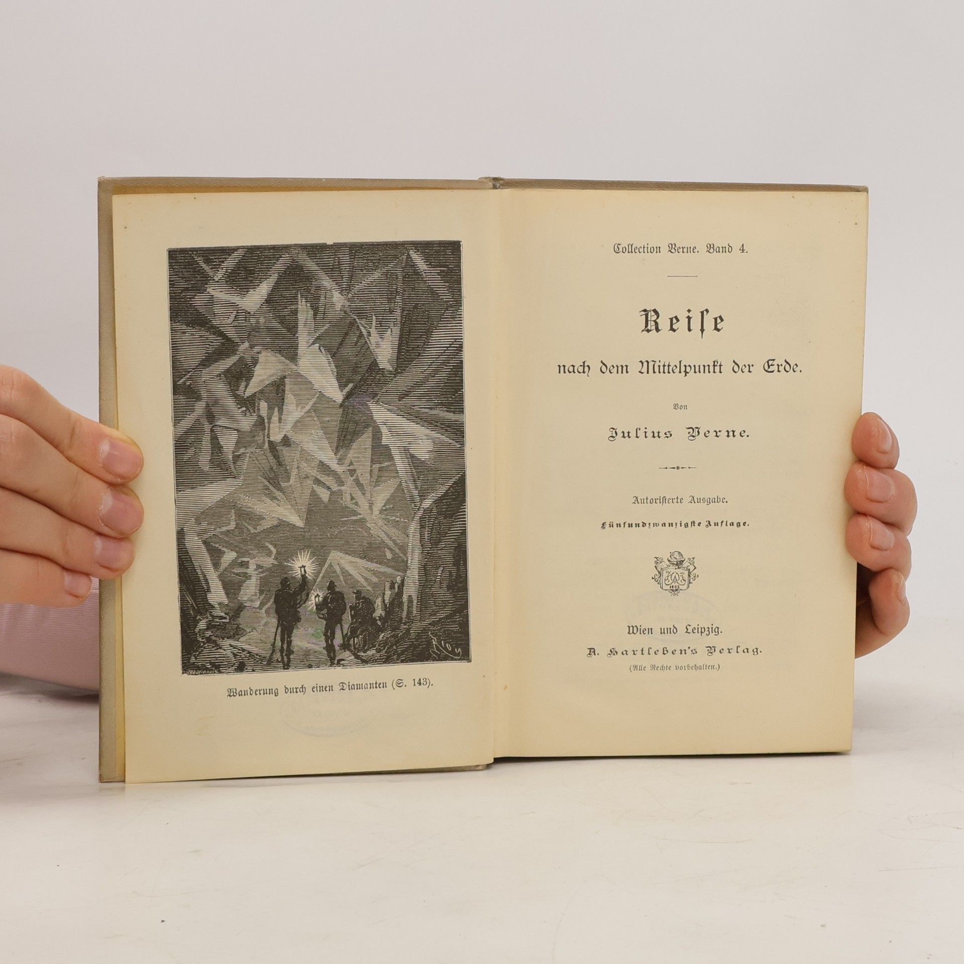 Jules Verne Reise nach dem Mittelpunkt der Erde