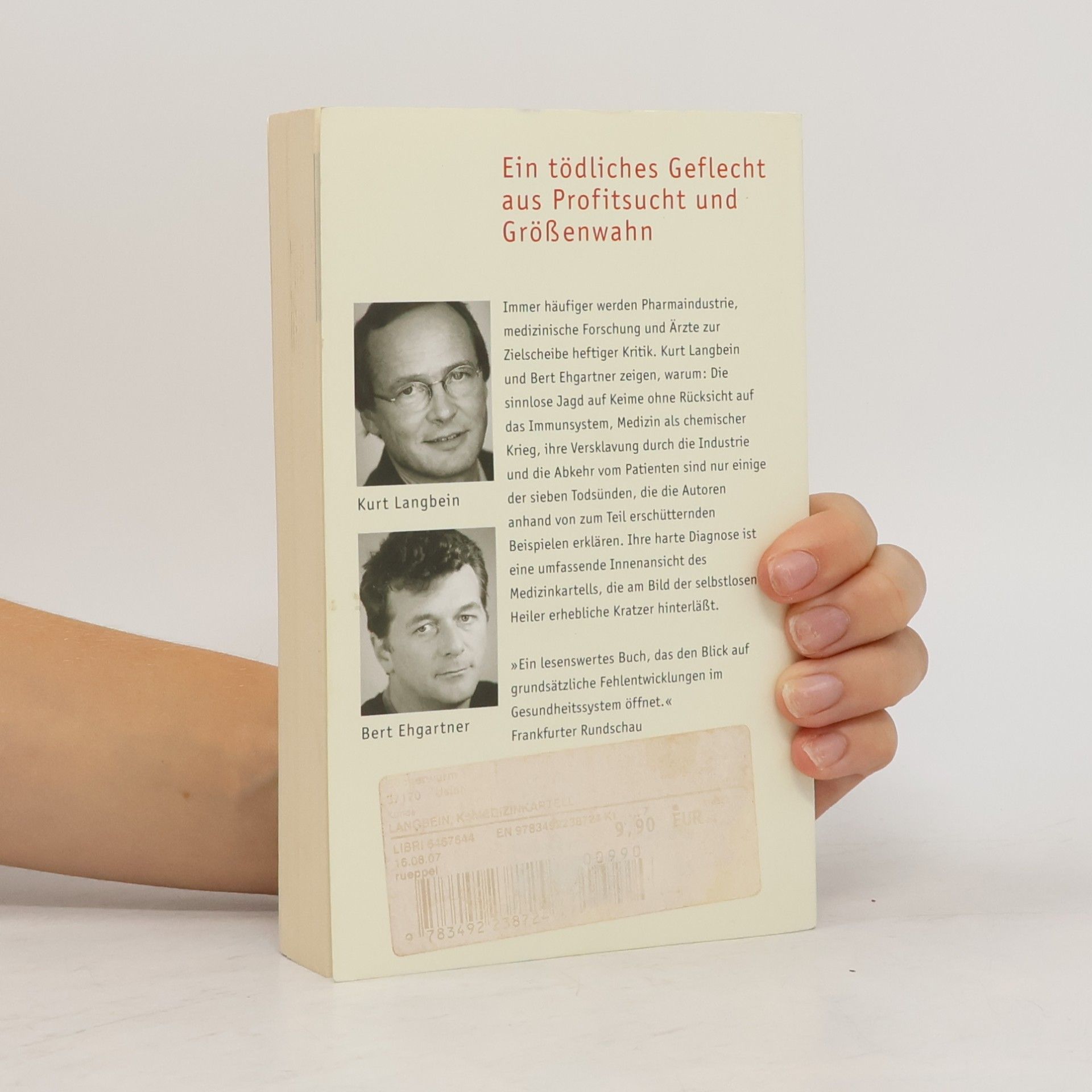 Kurt Langbein Das Medizinkartell