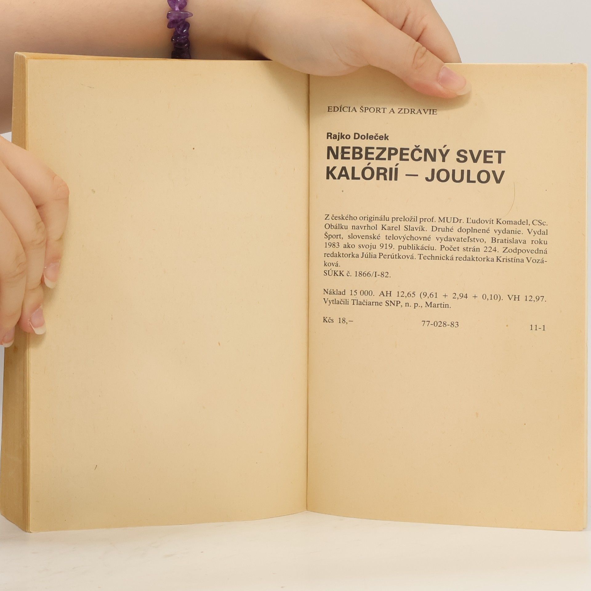 Rajko Doleček Nebezpečný svet kalórií