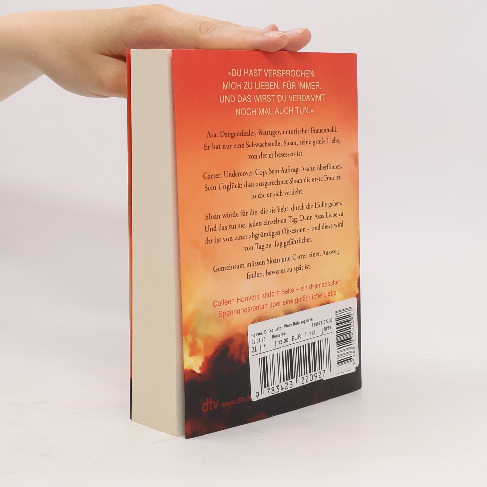 Colleen Hoover Too Late - Wenn Nein sagen zur tödlichen Gefahr wird