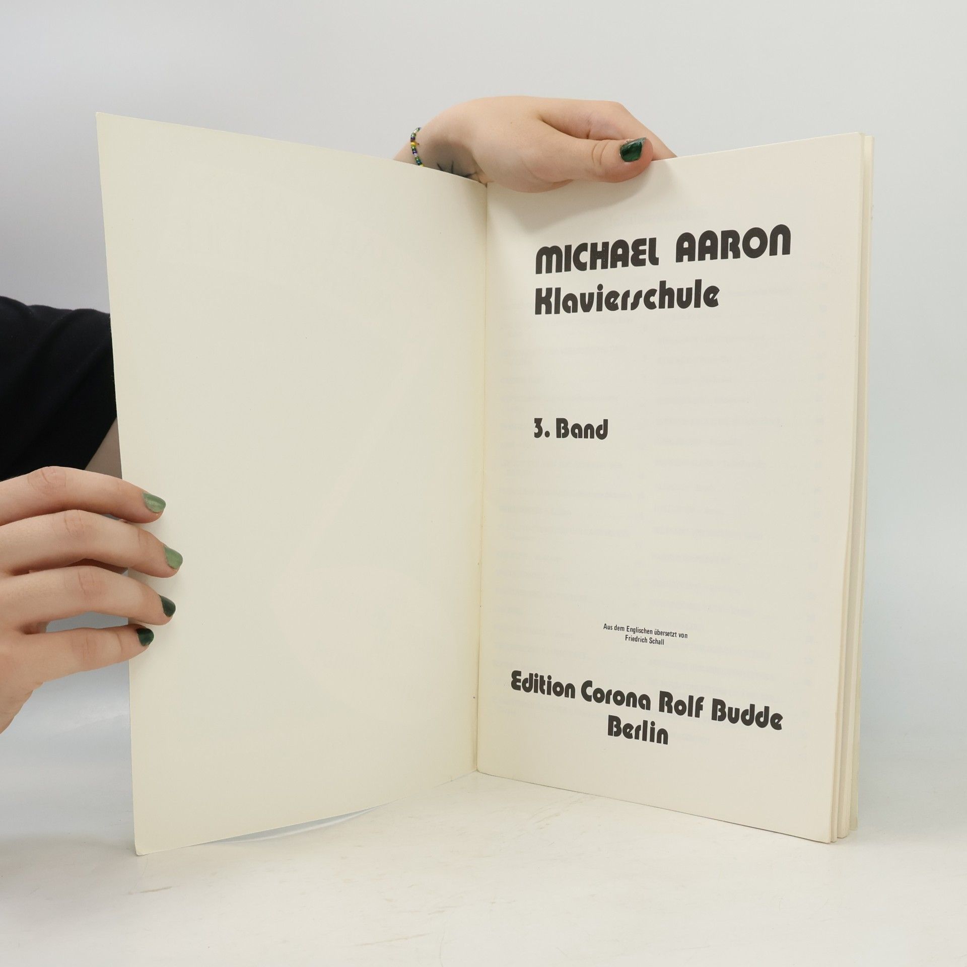 Michael Aaron Michael Aaron Klavierschule 3