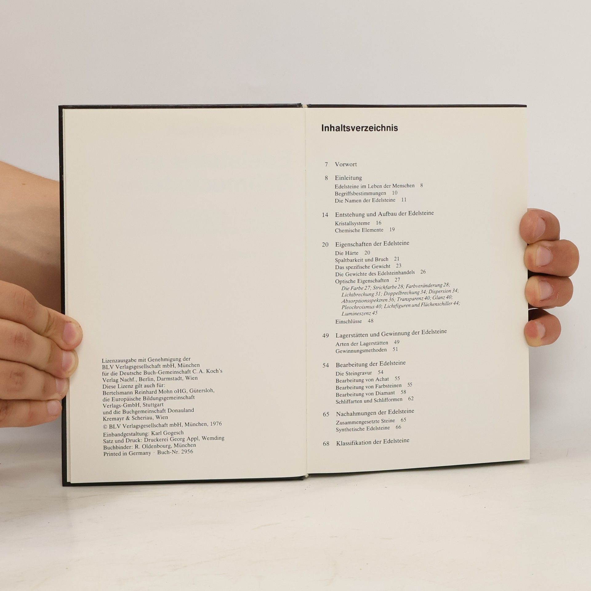 Walter Schumann Edelsteine und Schmucksteine