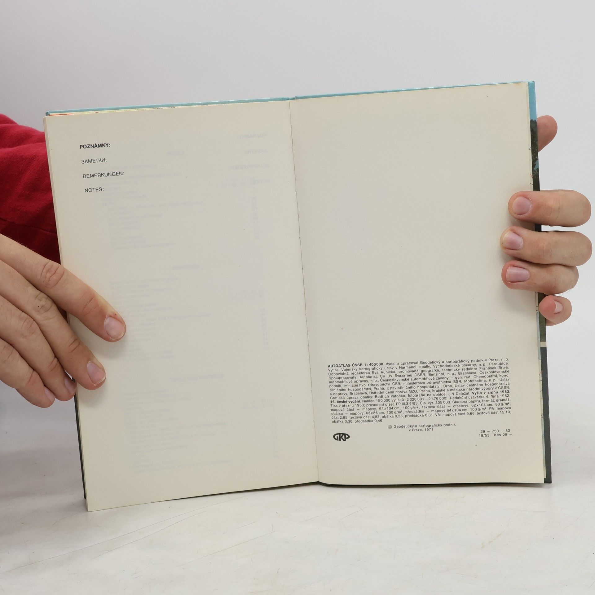 Autorenkollektiv Auto atlas ČSSR
