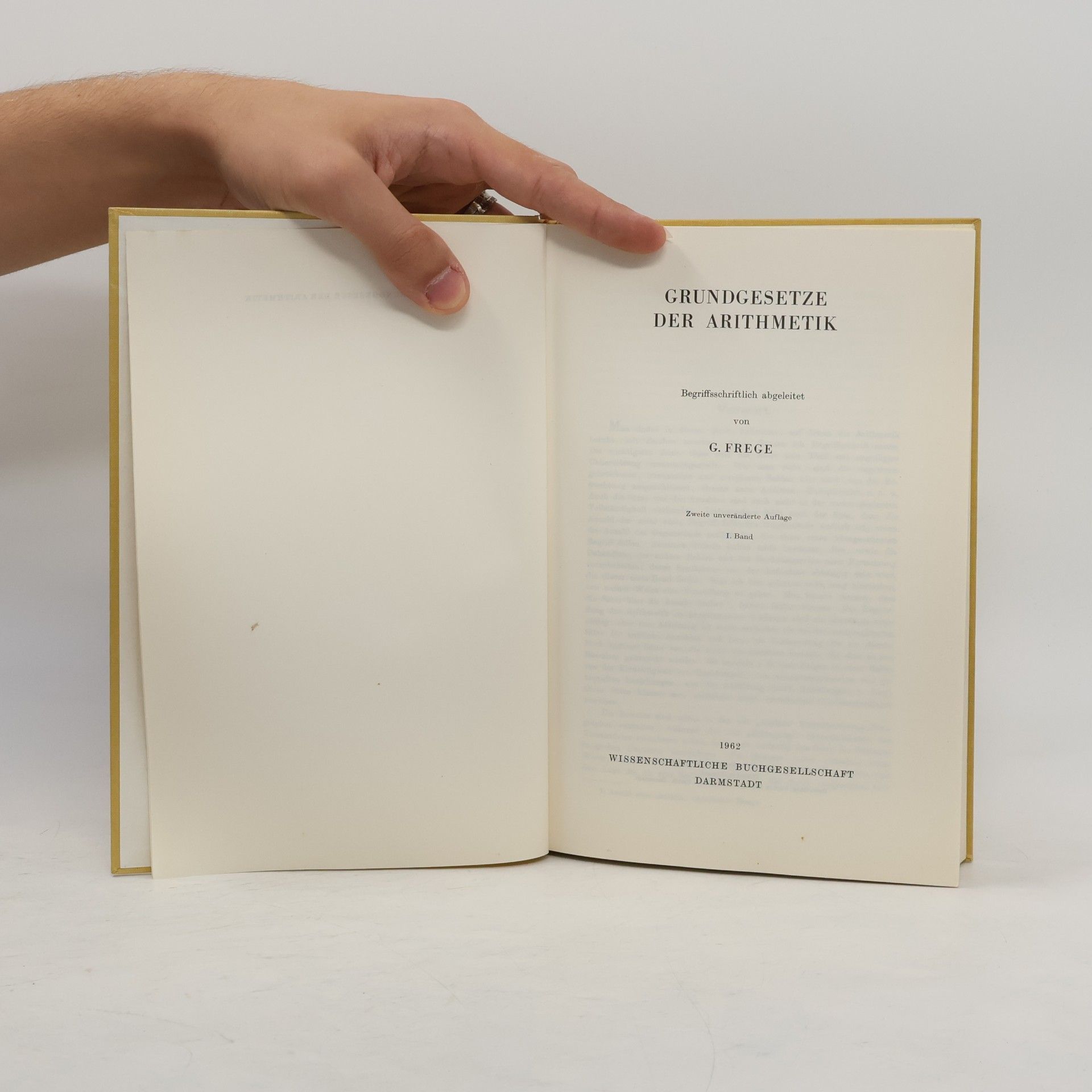 G. Frege Grundgesetze der Arithmetik