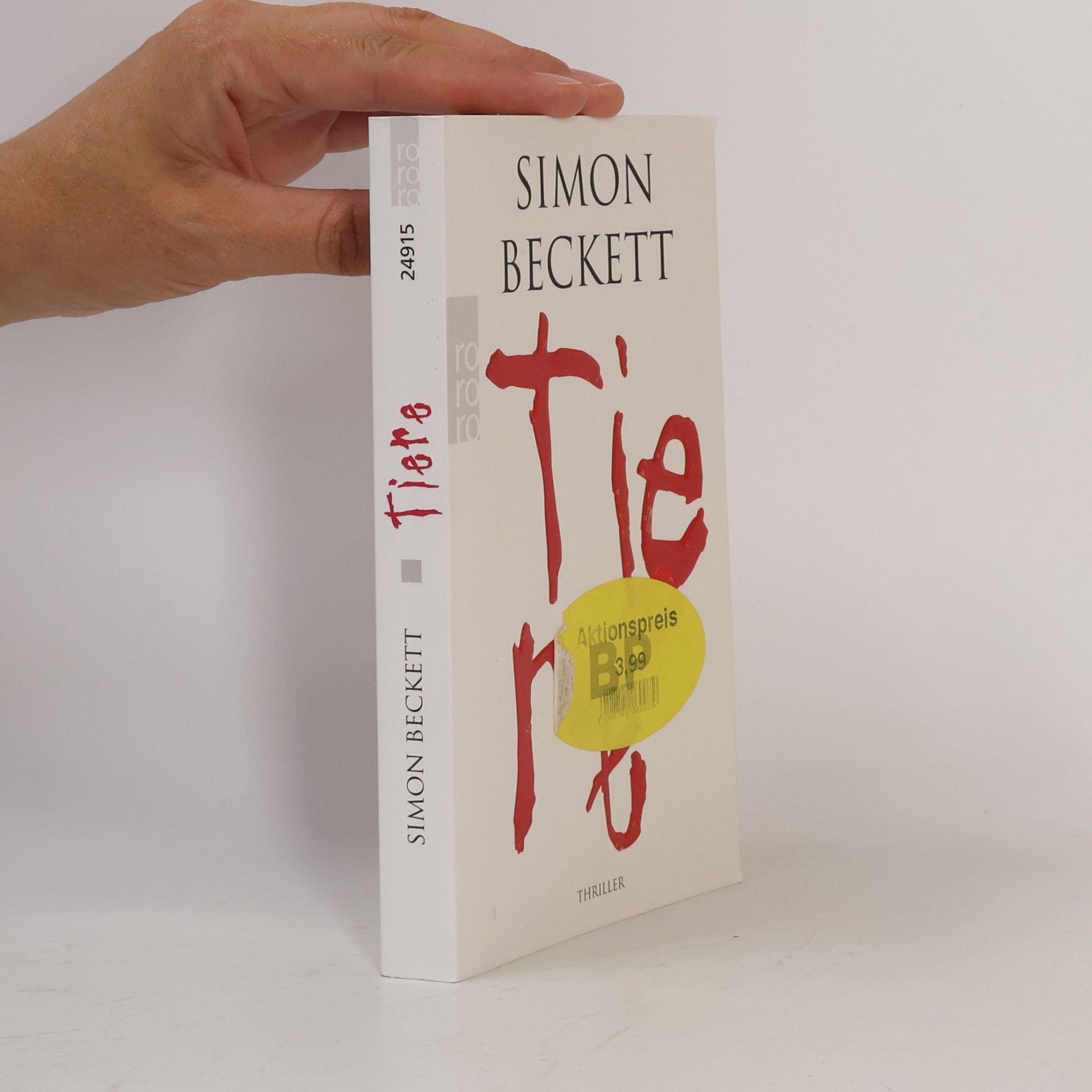 Simon Beckett Tiere