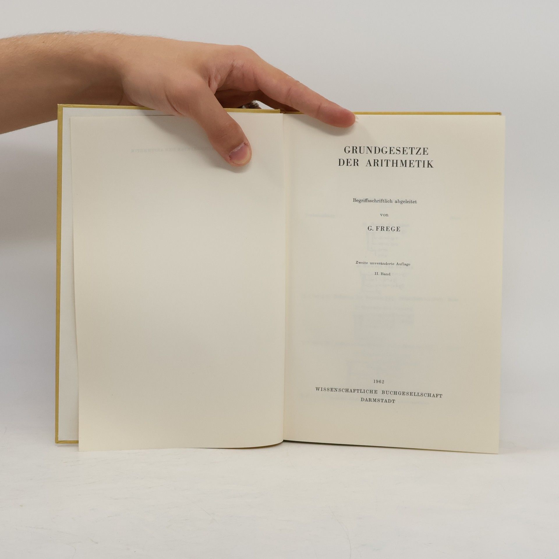G. Frege Grundgesetze der Arithmetik