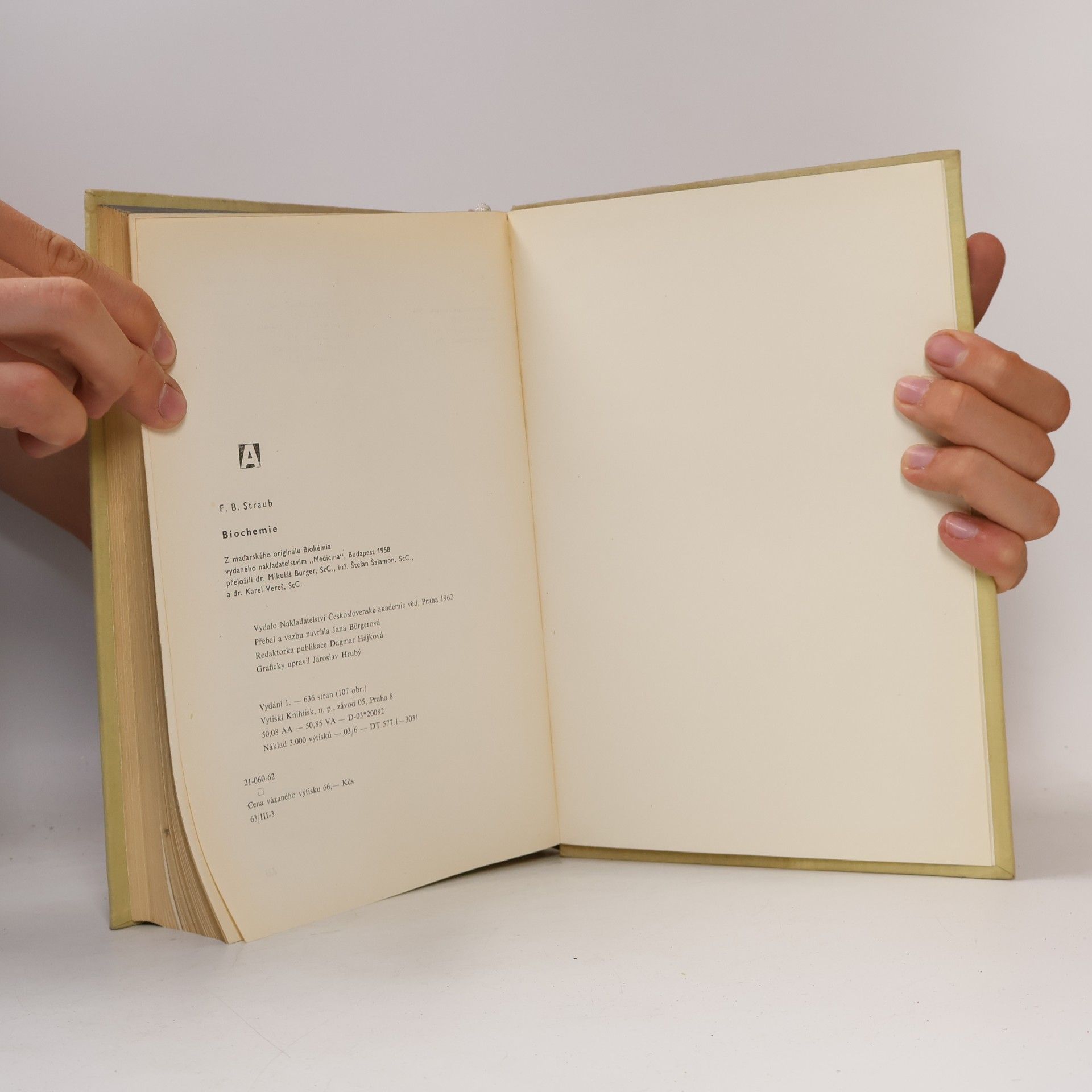 F. Bruno Straub Biochemie
