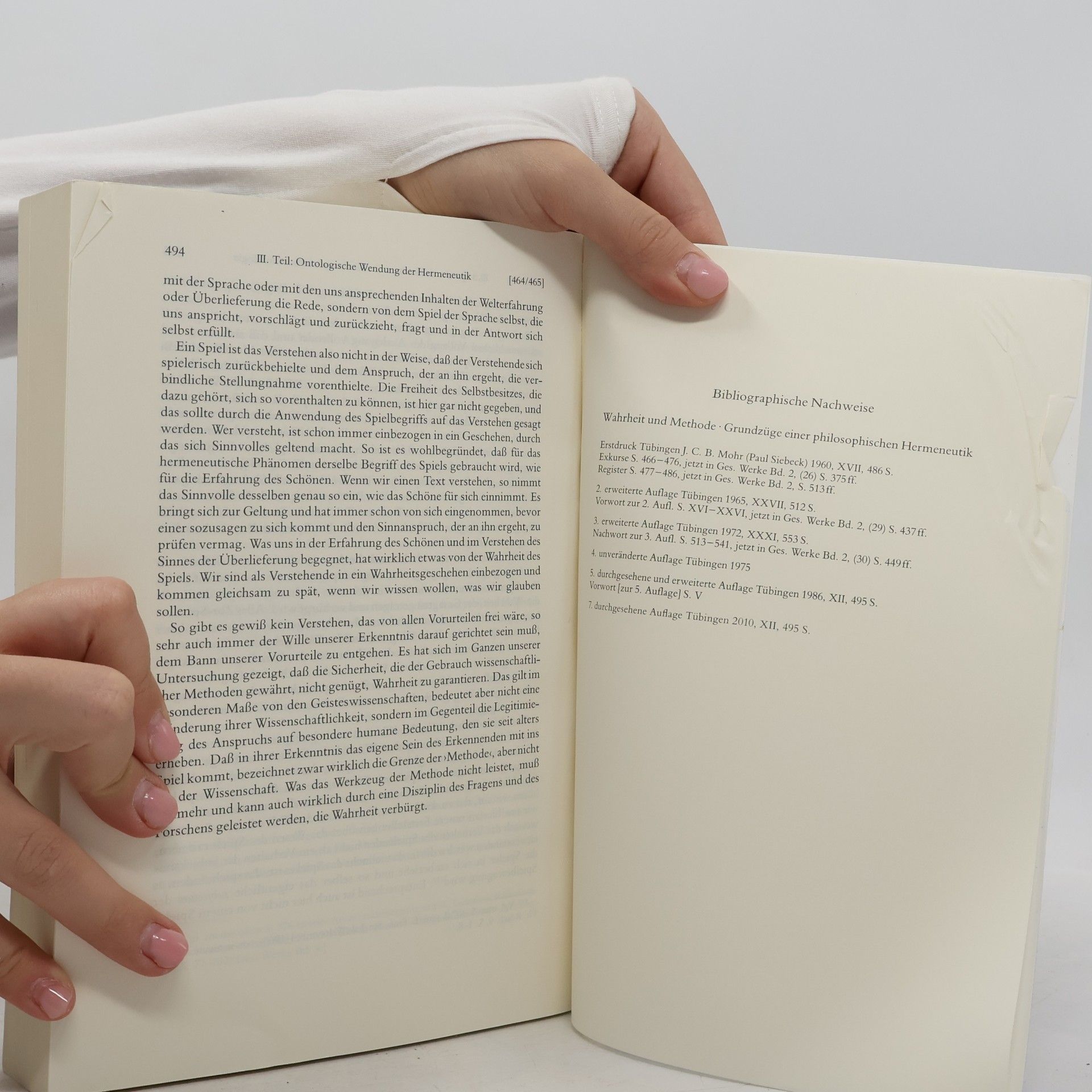 Hans Georg Gadamer Wahrheit und Methode