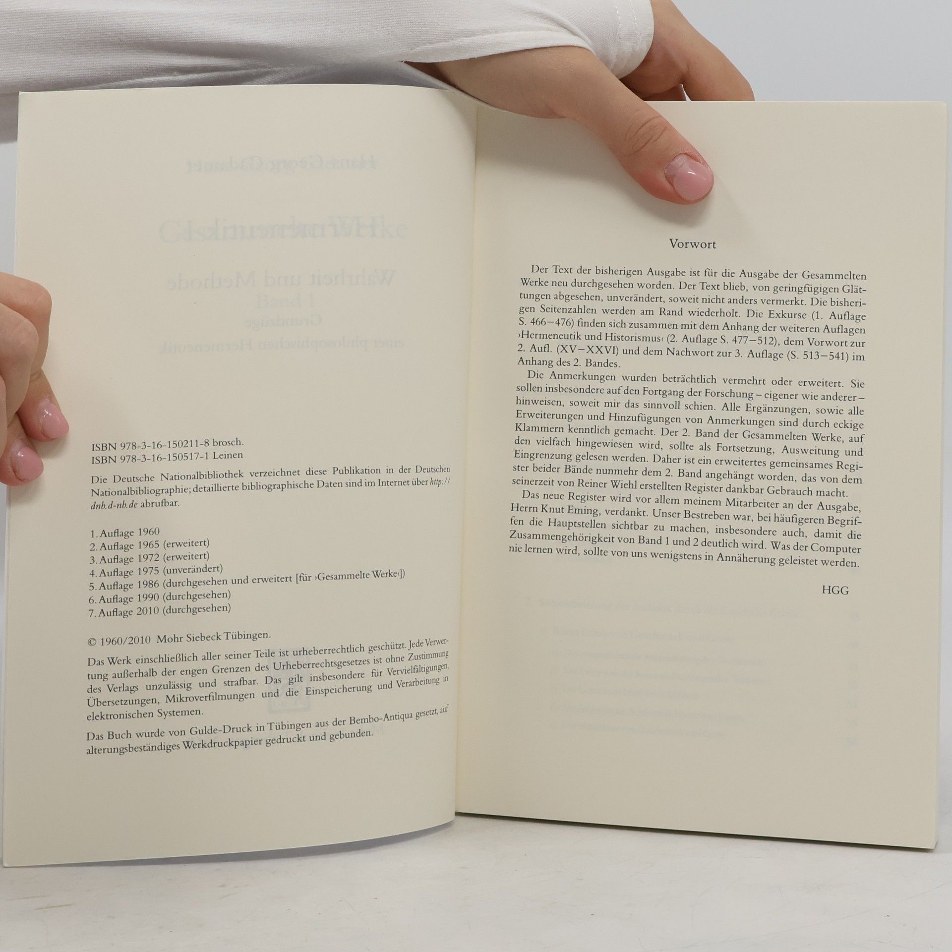 Hans Georg Gadamer Wahrheit und Methode