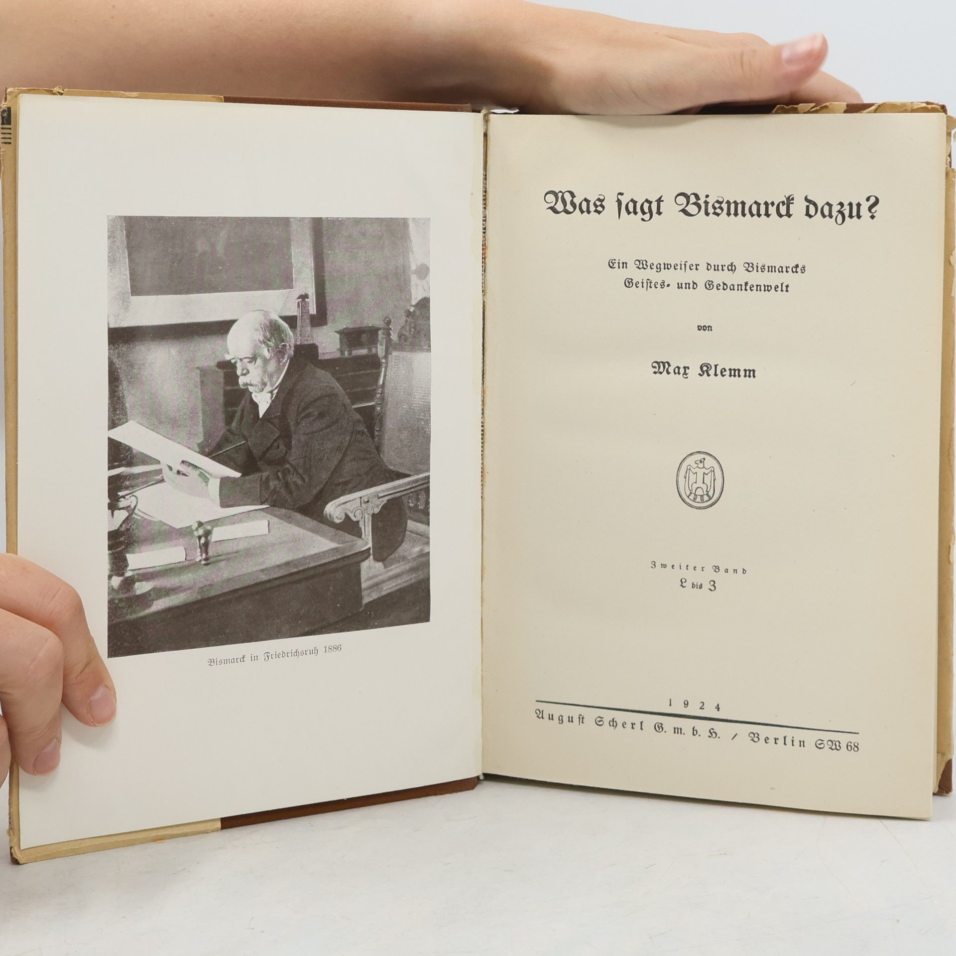 Max Klemm Was sagt Bismarck dazu?