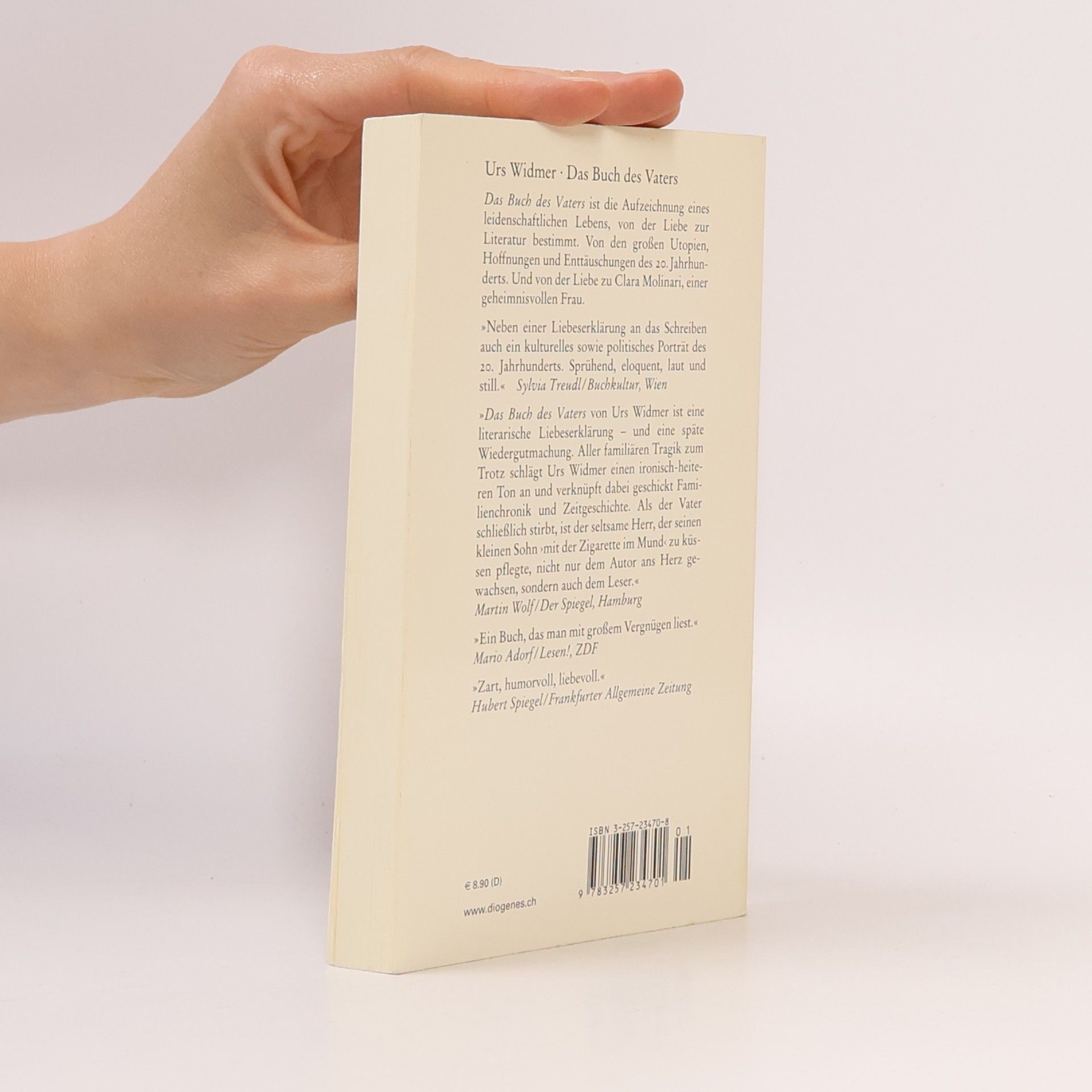 Urs Widmer Das Buch des Vaters