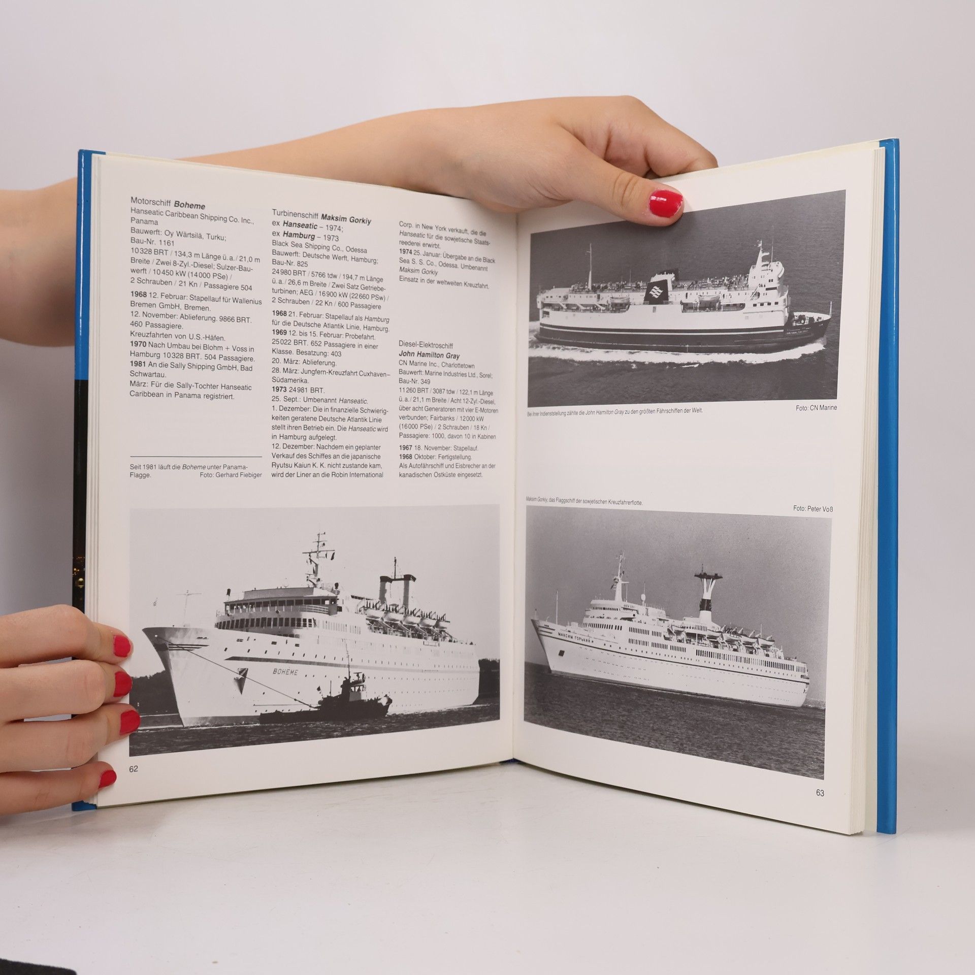 Arnold Kludas Die grossen Passagierschiffe, Fähren und Cruise-liner der Welt