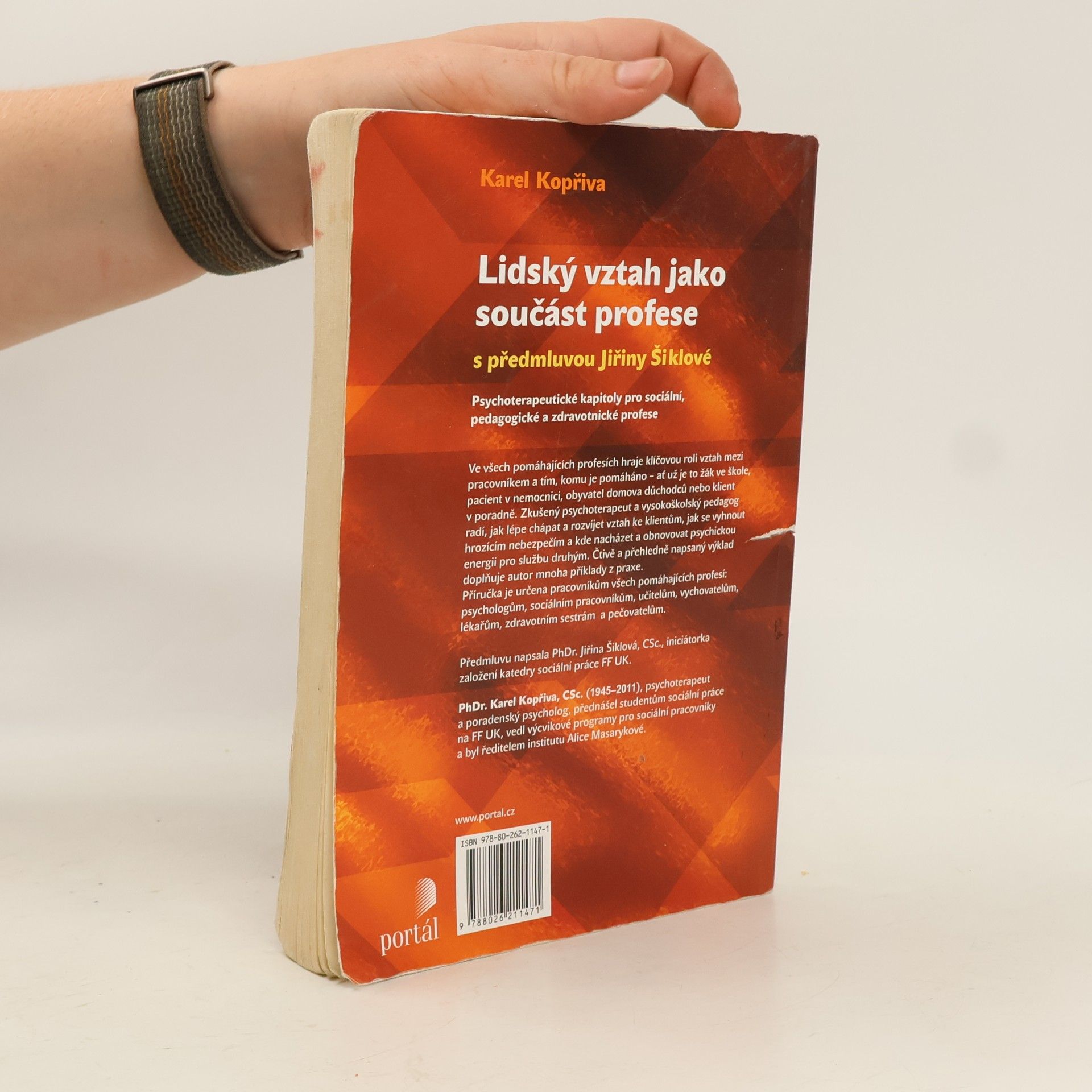 Jiřina Šiklová Lidský vztah jako součást profese