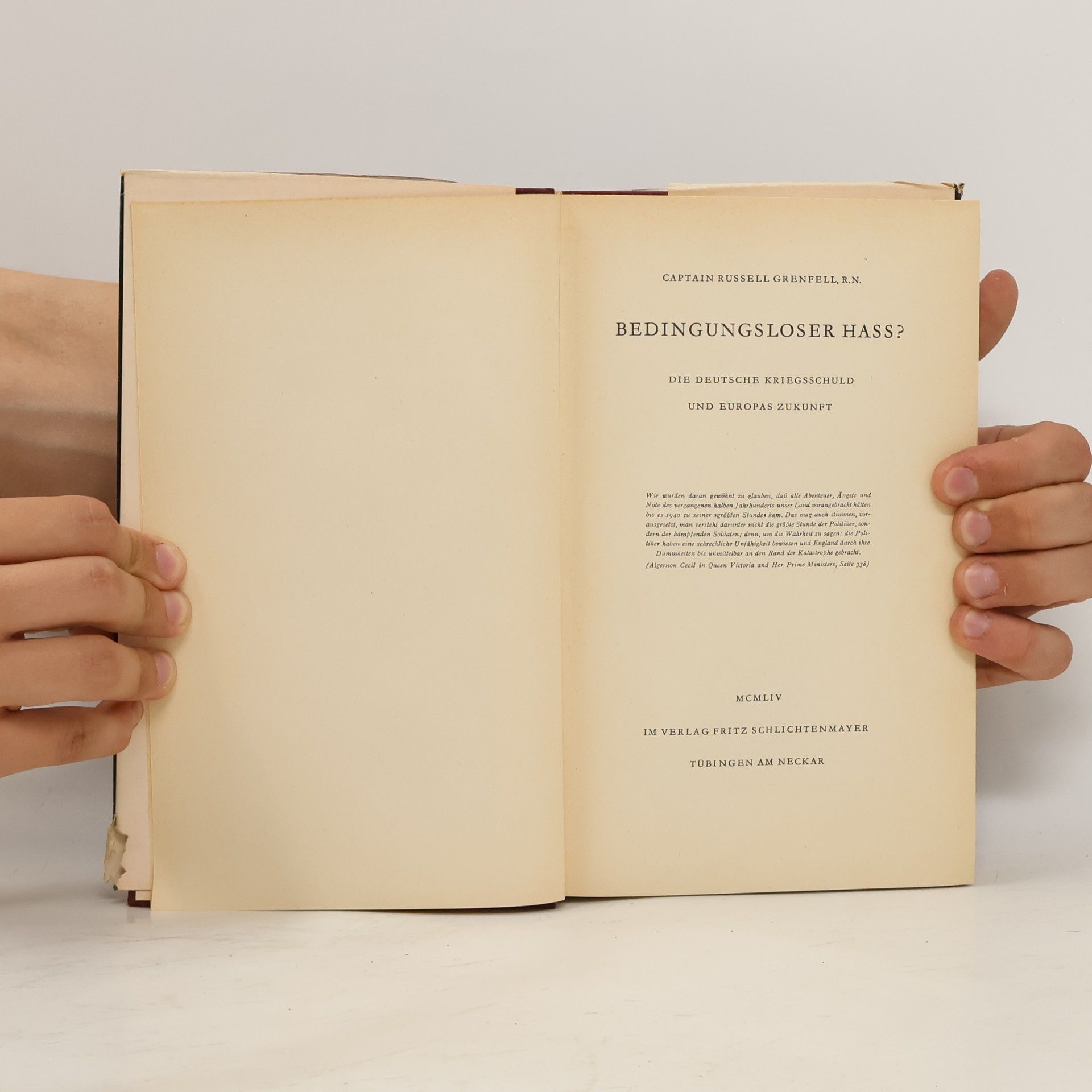 Russell Grenfell Bedingungsloser Hass?