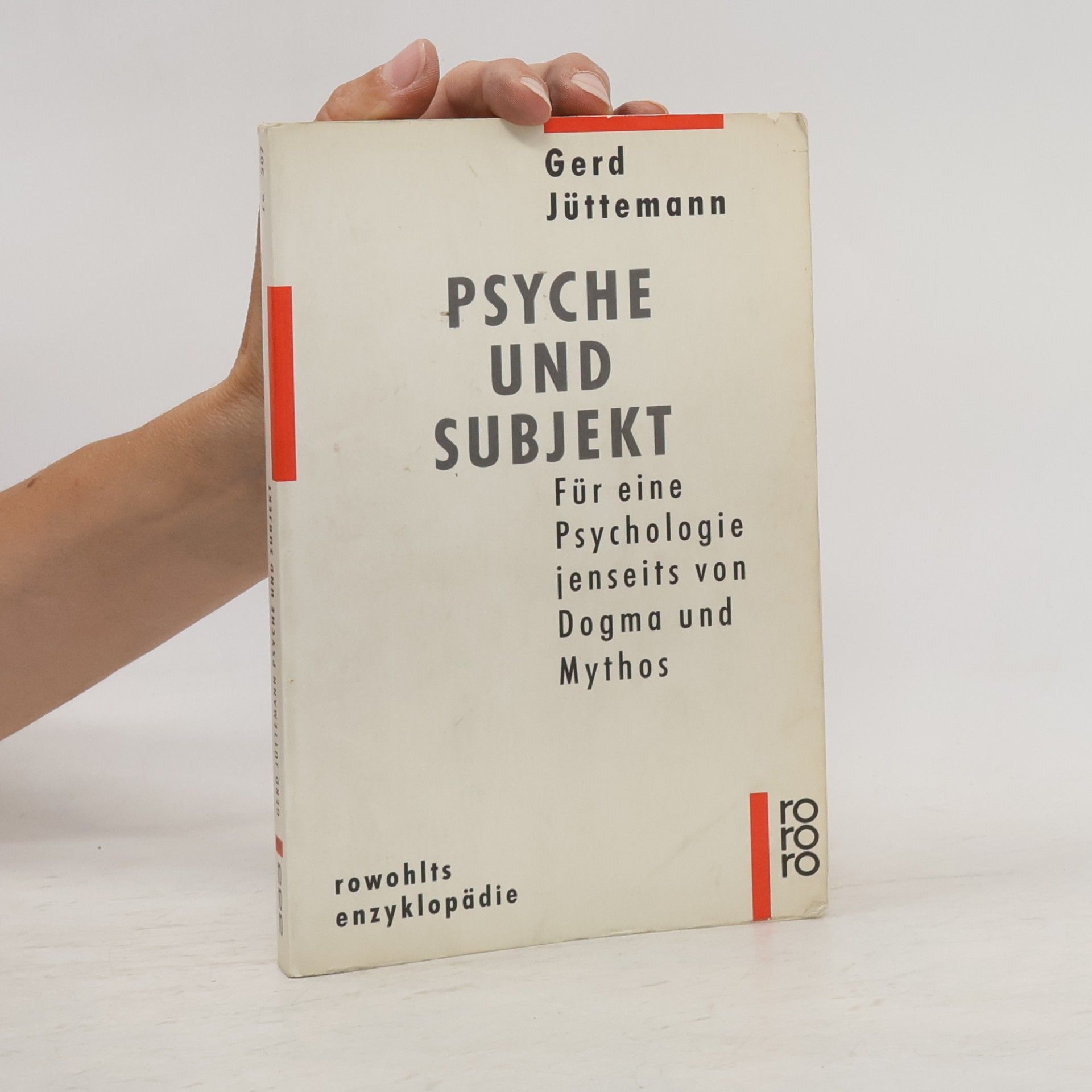 Gerd Jüttemann Psyche und Subjekt