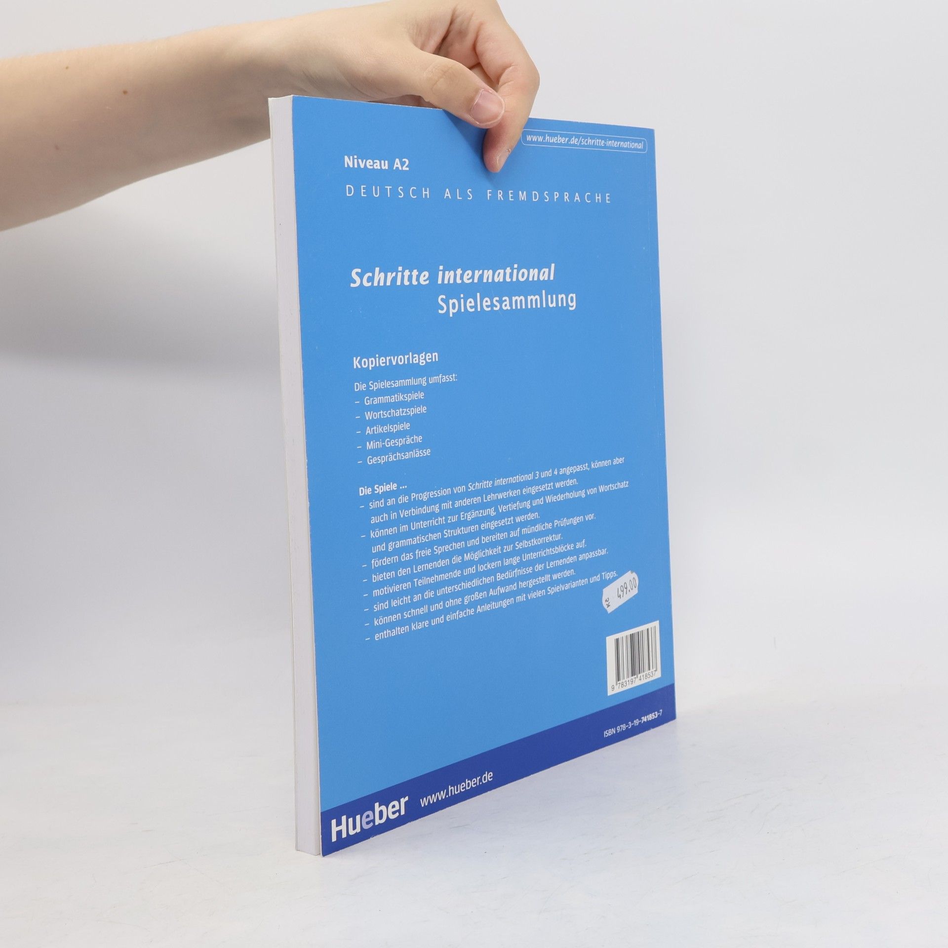 Cornelia Klepsch Schritte international 3,4 : Spielesammlung : Kopiervorlagen