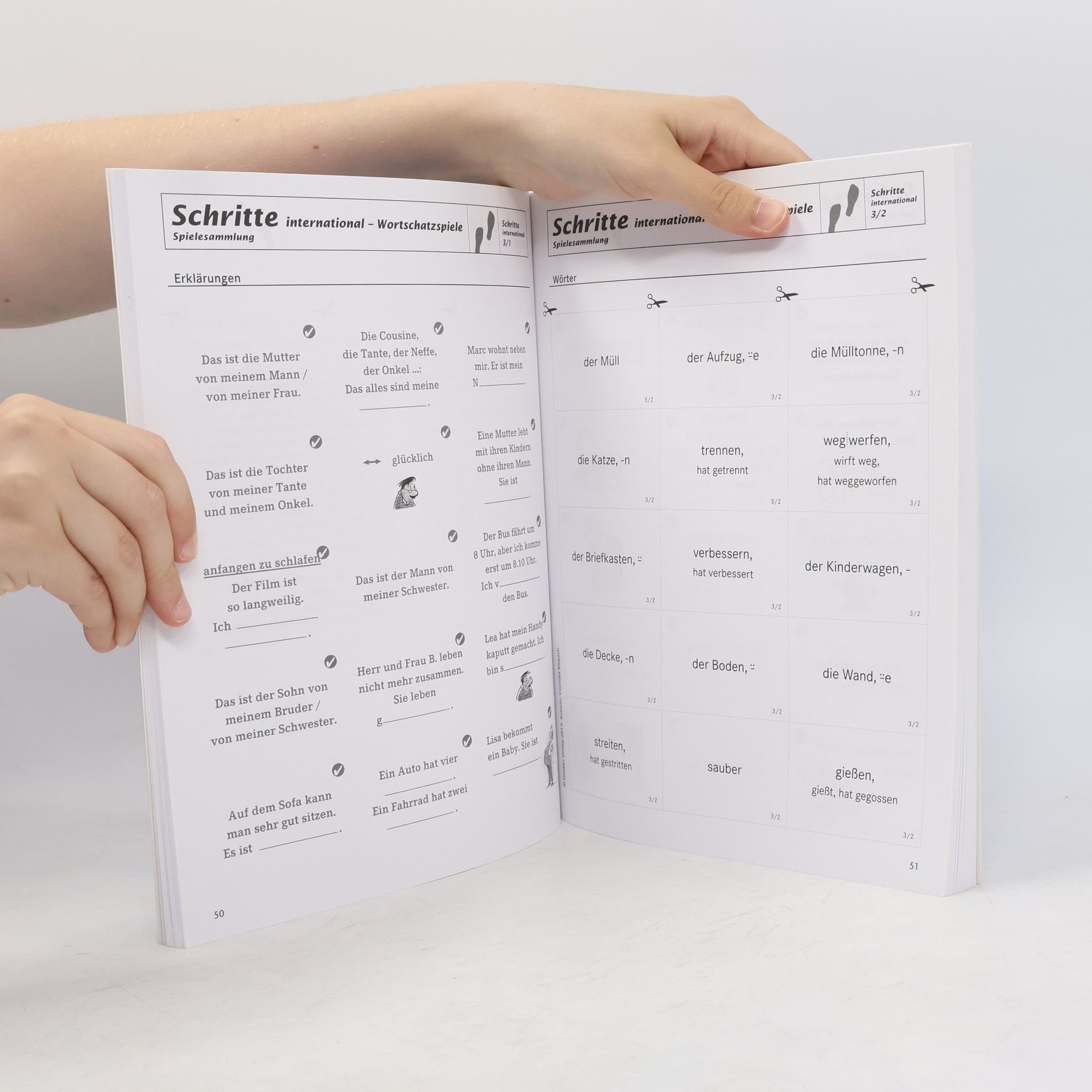 Cornelia Klepsch Schritte international 3,4 : Spielesammlung : Kopiervorlagen