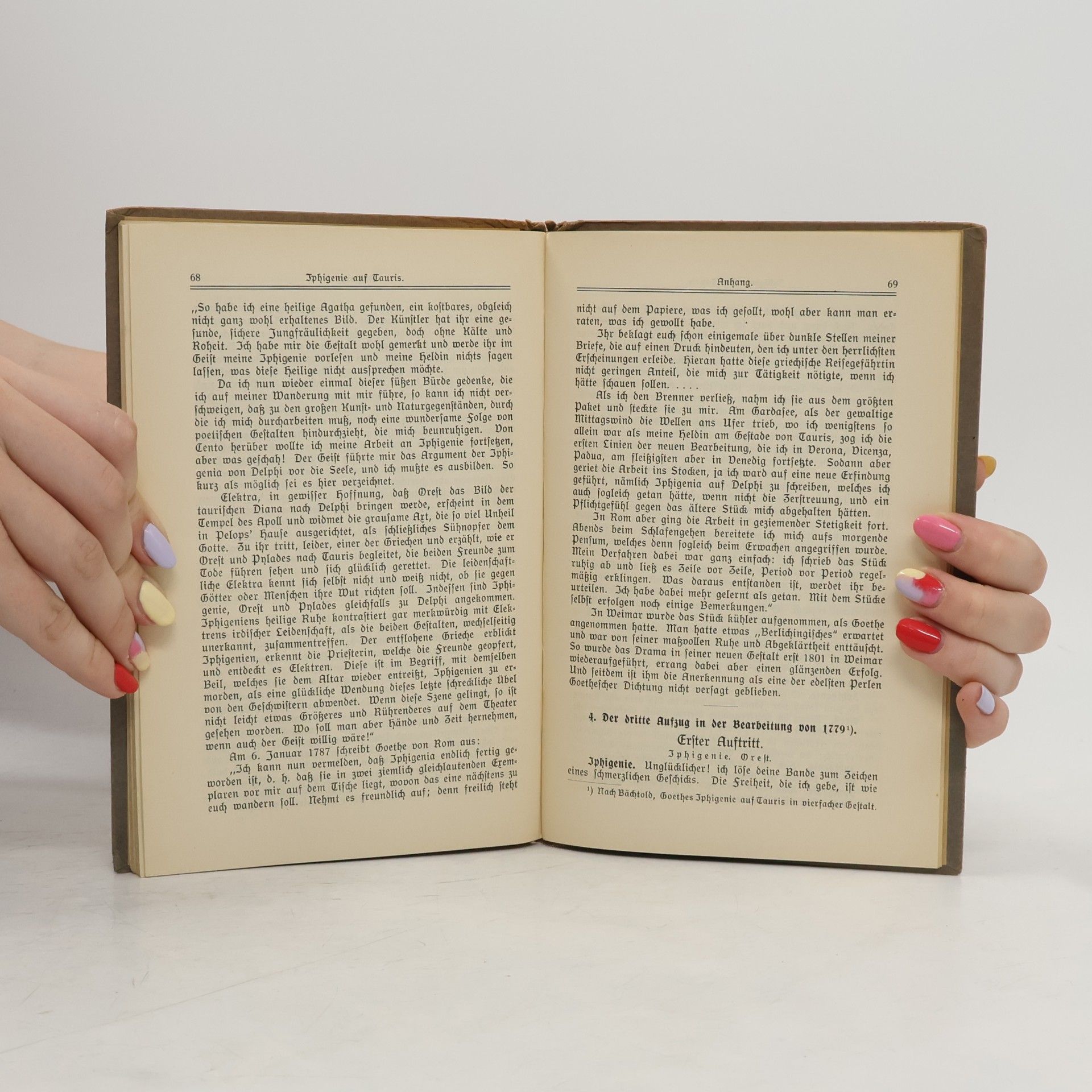 Johann Wolfgang von Goethe Iphigenie auf Tauris Ein Schauspiel