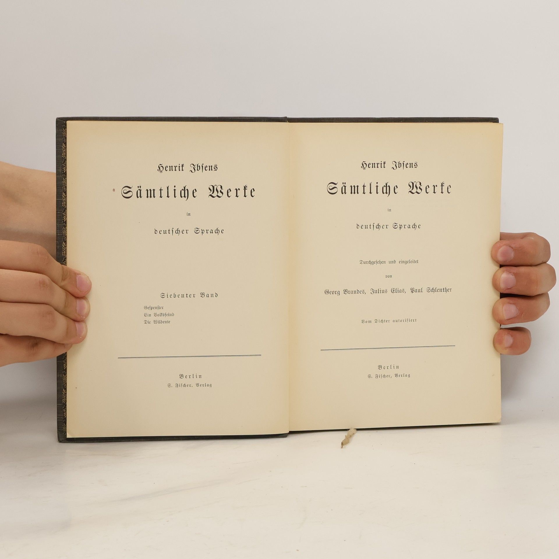 Henrik Ibsen Henrik Ibsens sämtliche Werke in deutscher Sprache. Sieberter Band