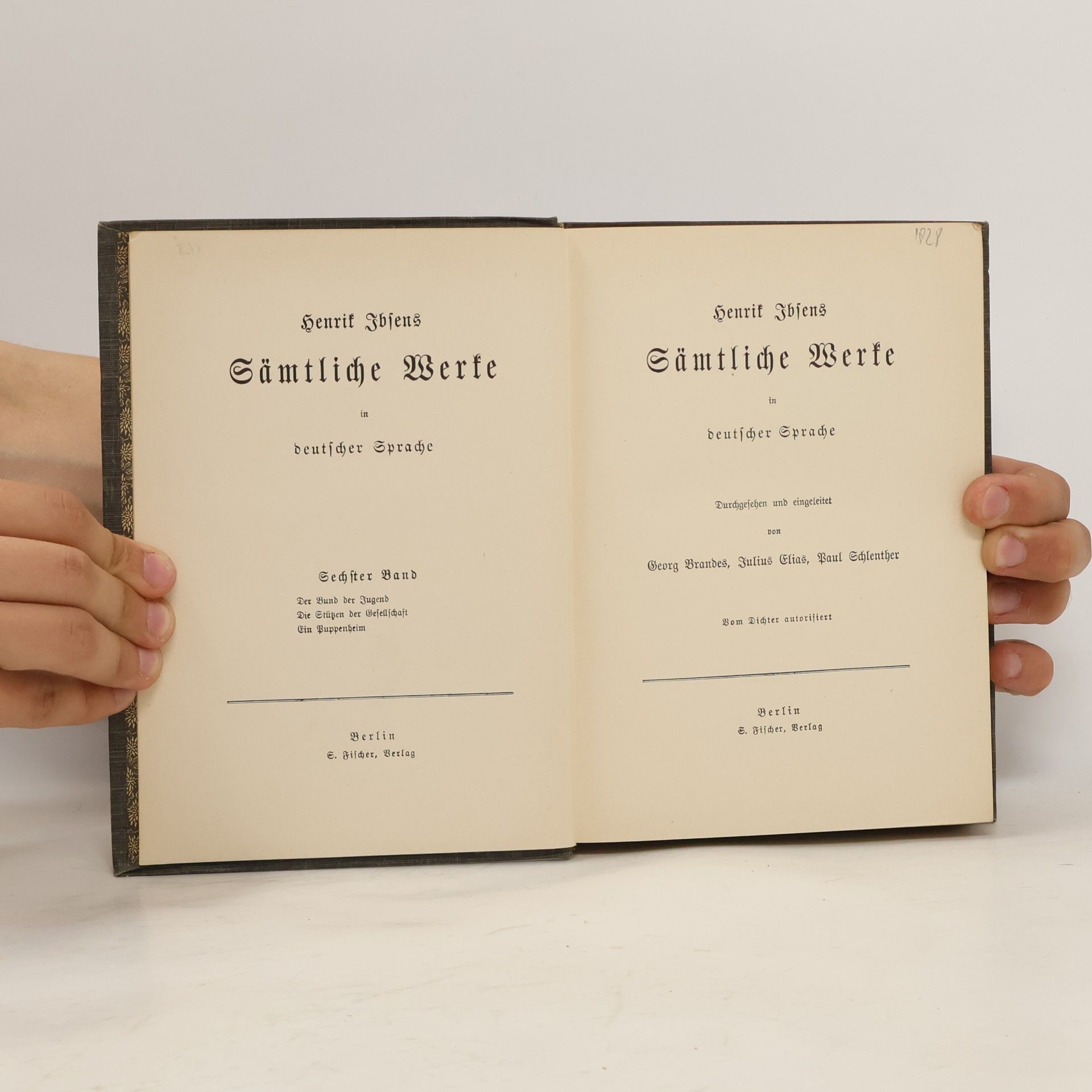 Henrik Ibsen Henrik Ibsens sämtliche Werke in deutscher Sprache. Sechster Band