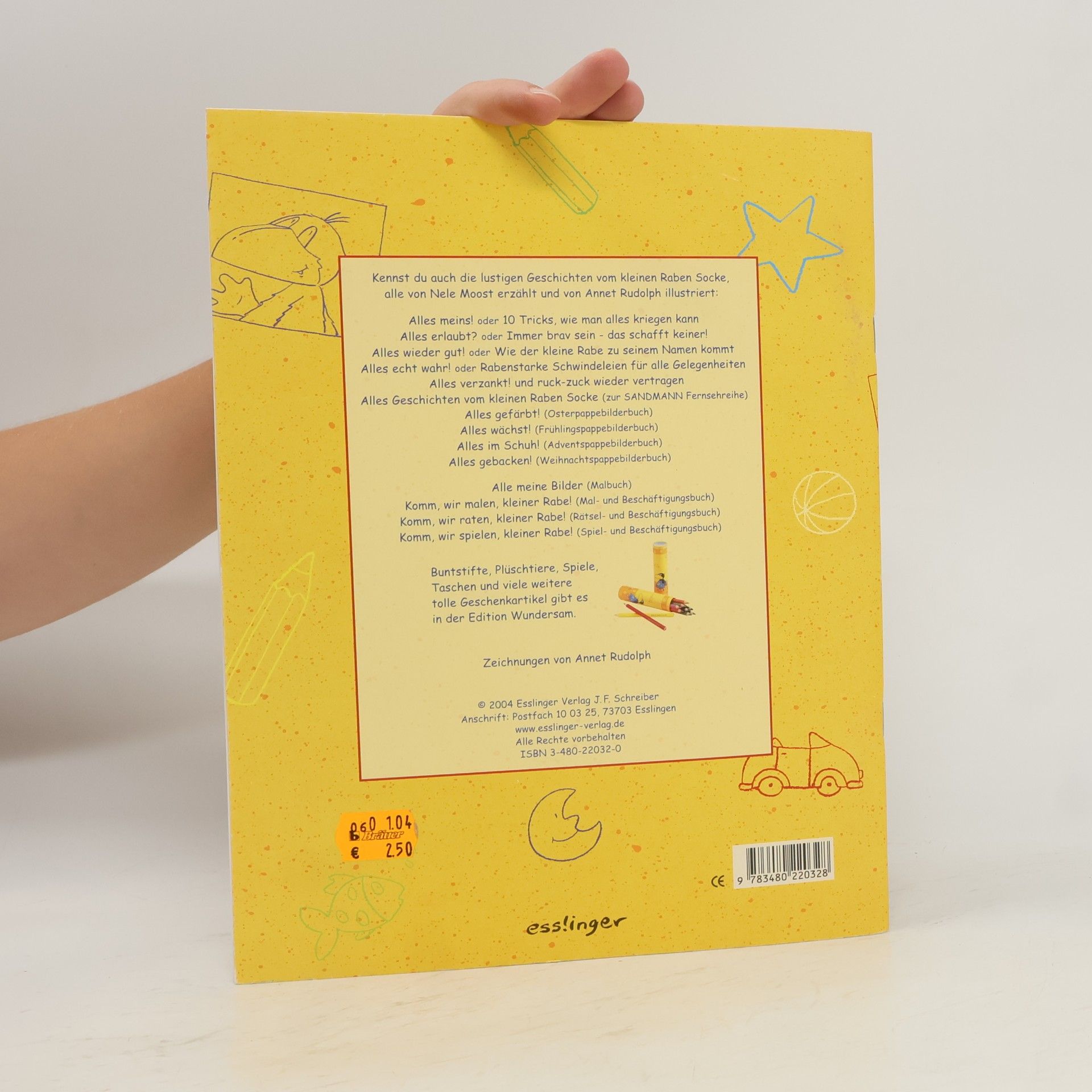 Nele Moost Das lustige ABC-Malbuch vom kleinen Raben Socke