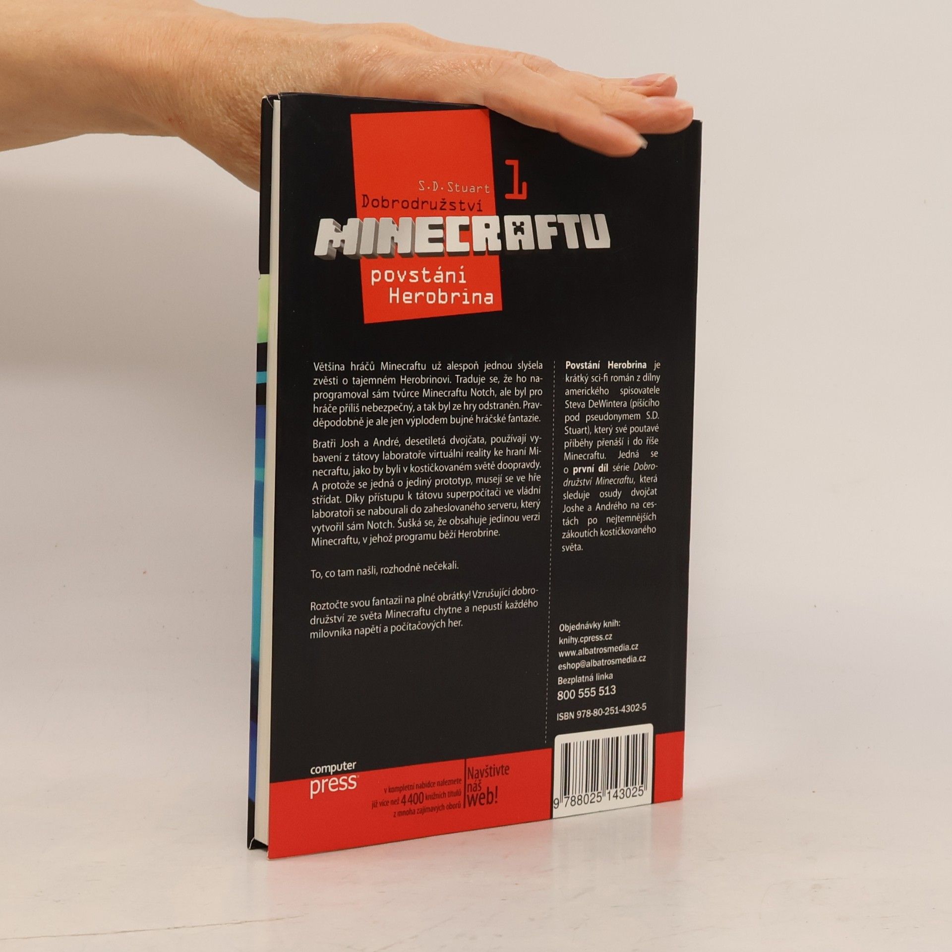 Stuart Dean Dobrodružství Minecraftu I. Povstání Herobrina