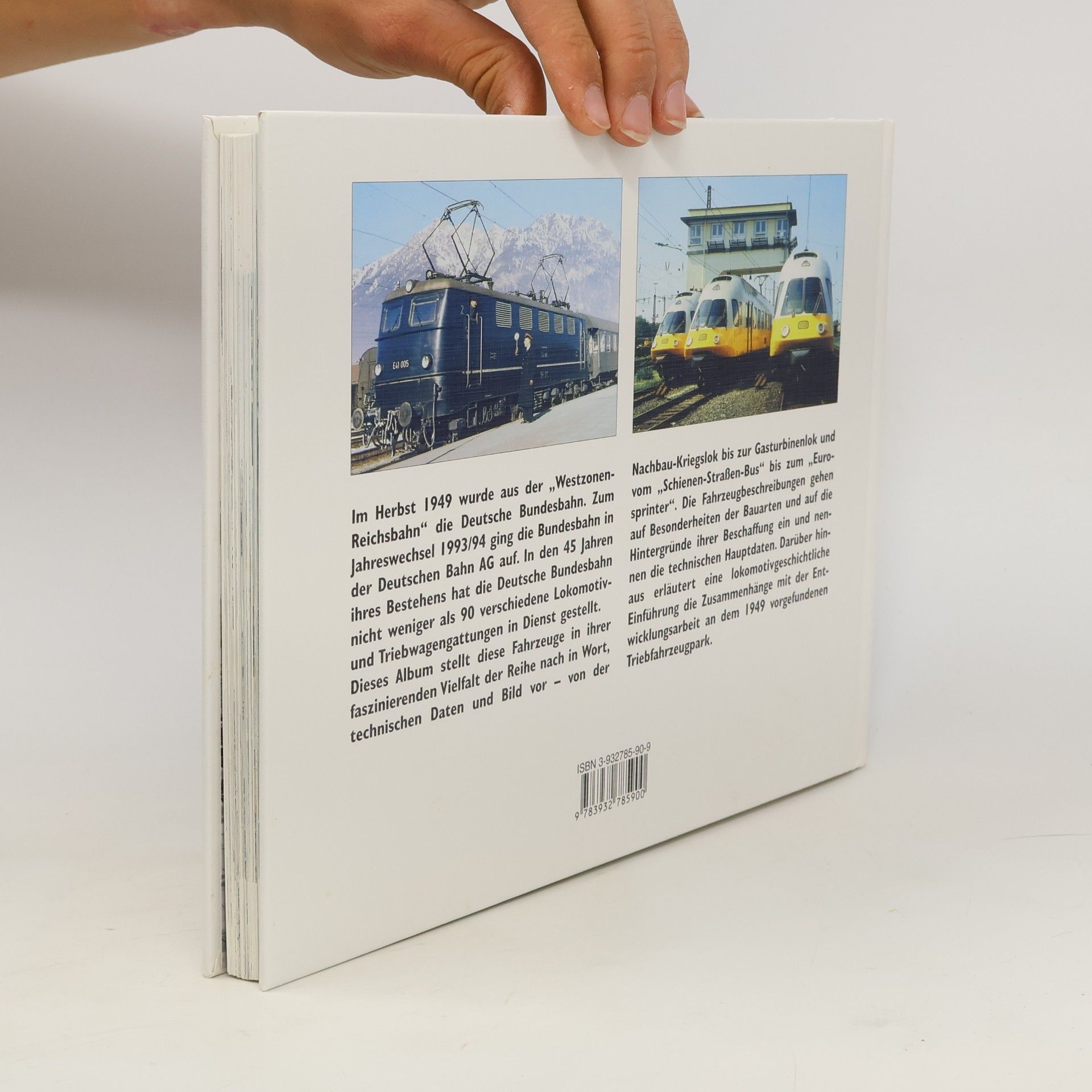 Album der DB-Lokomotiven: Deutsche Fahrzeug-Entwicklungen 1949-1993