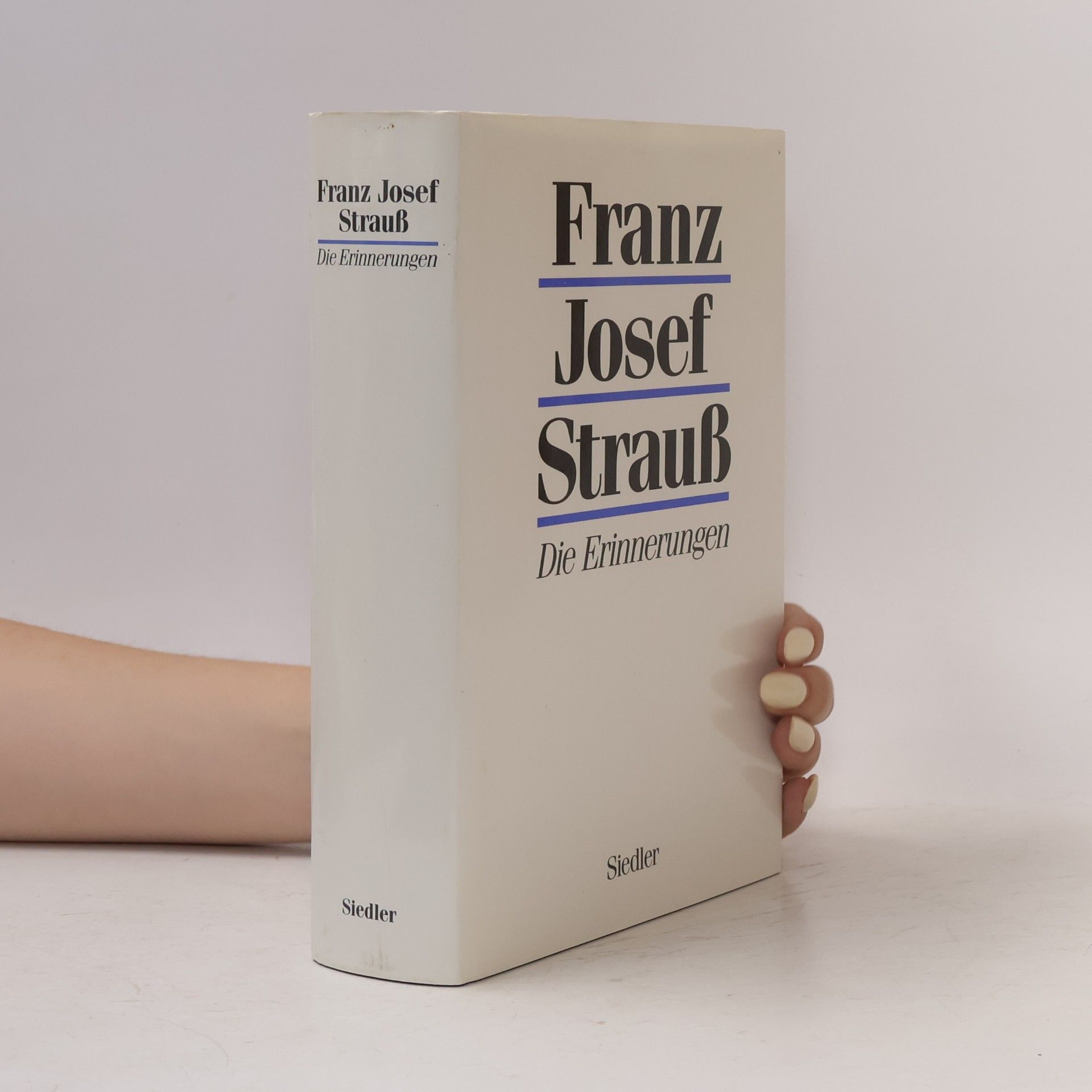 Franz Josef Strauß Die Erinnerungen