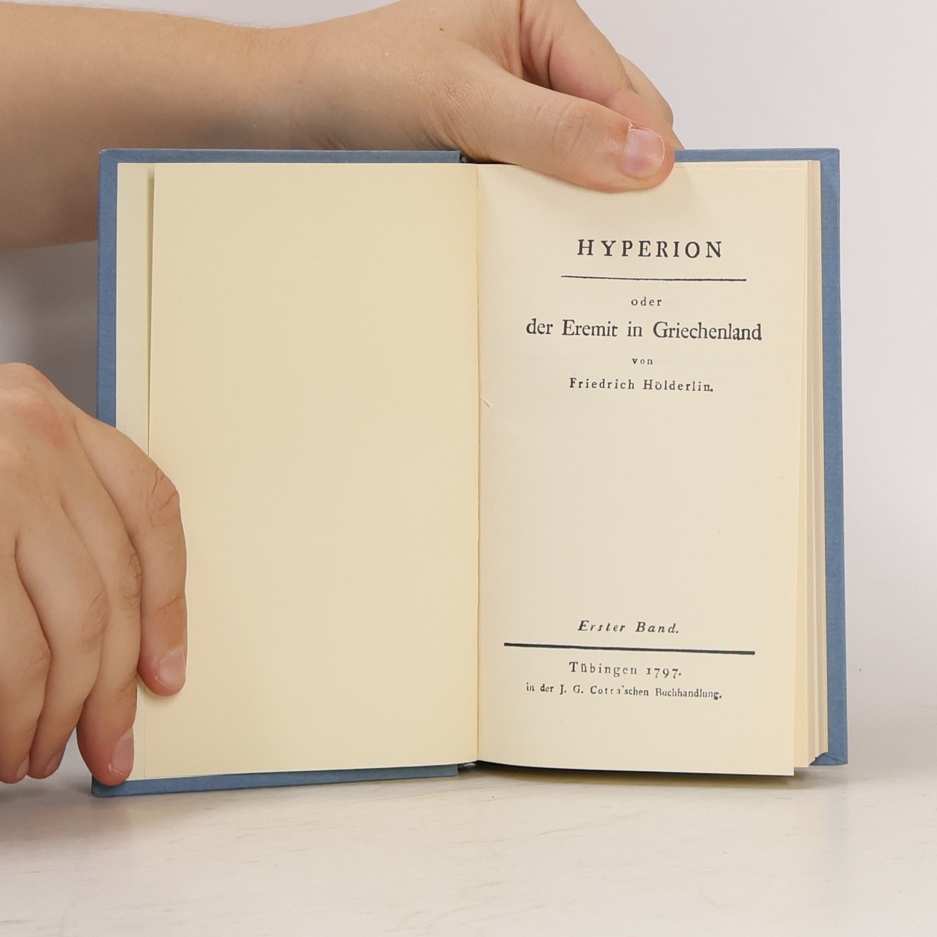 Friedrich Hölderlin Hyperion. Band 1