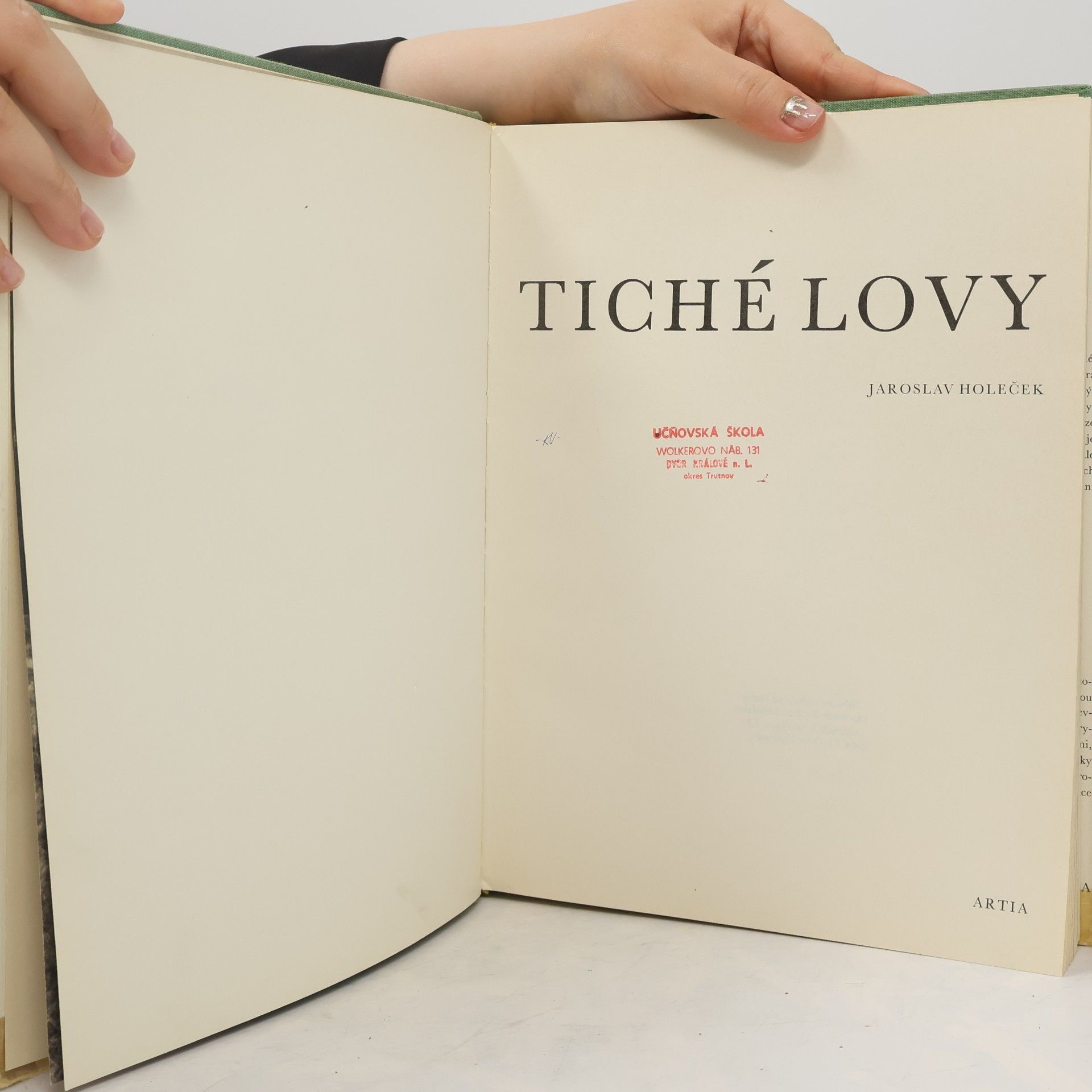 Jaroslav Holeček Tiché lovy