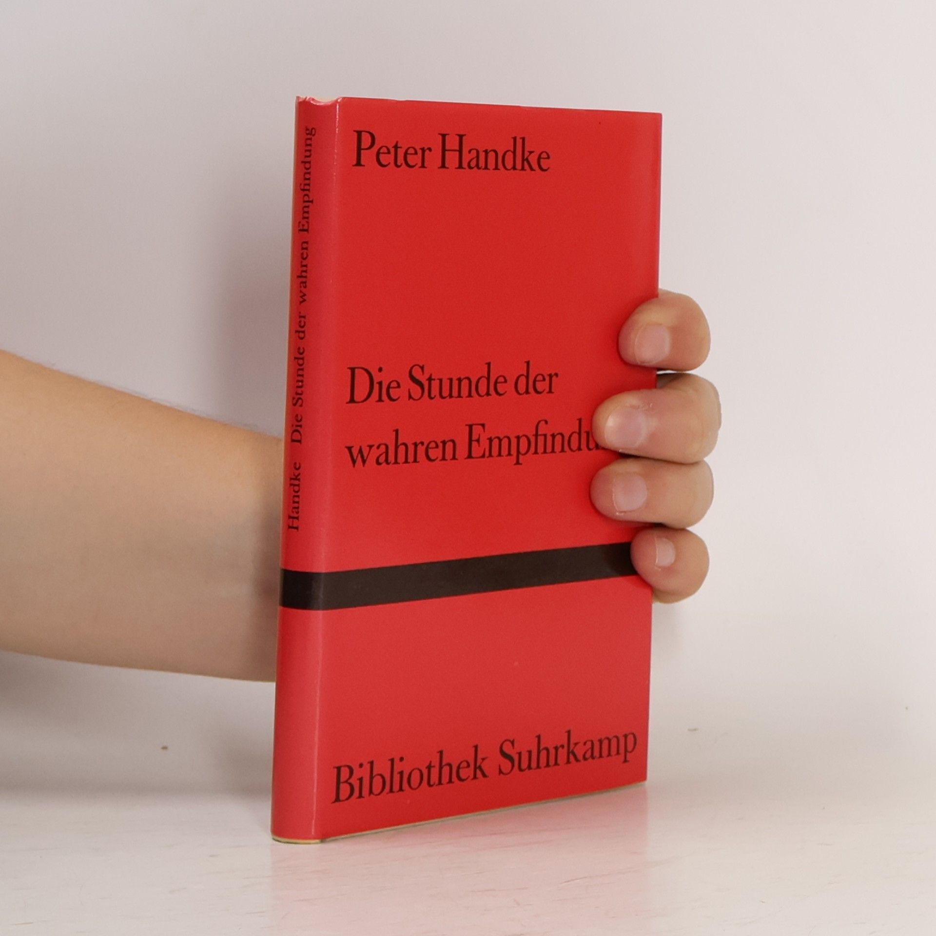 Peter Handke Die Stunde der wahren Empfindung