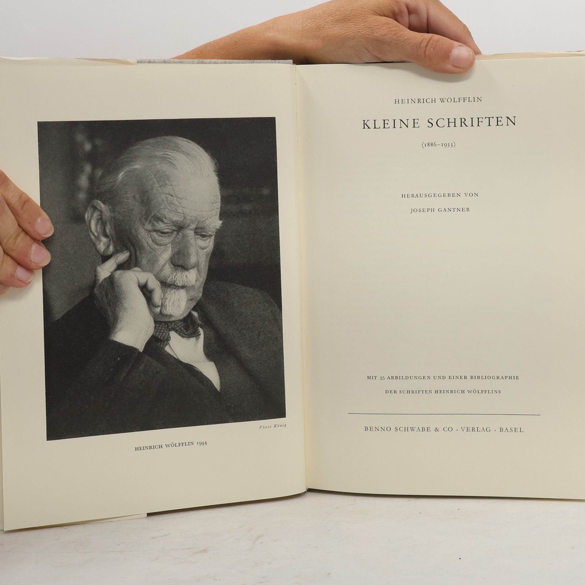 Heinrich Wölfflin Kleine Schriften (1886-1933)